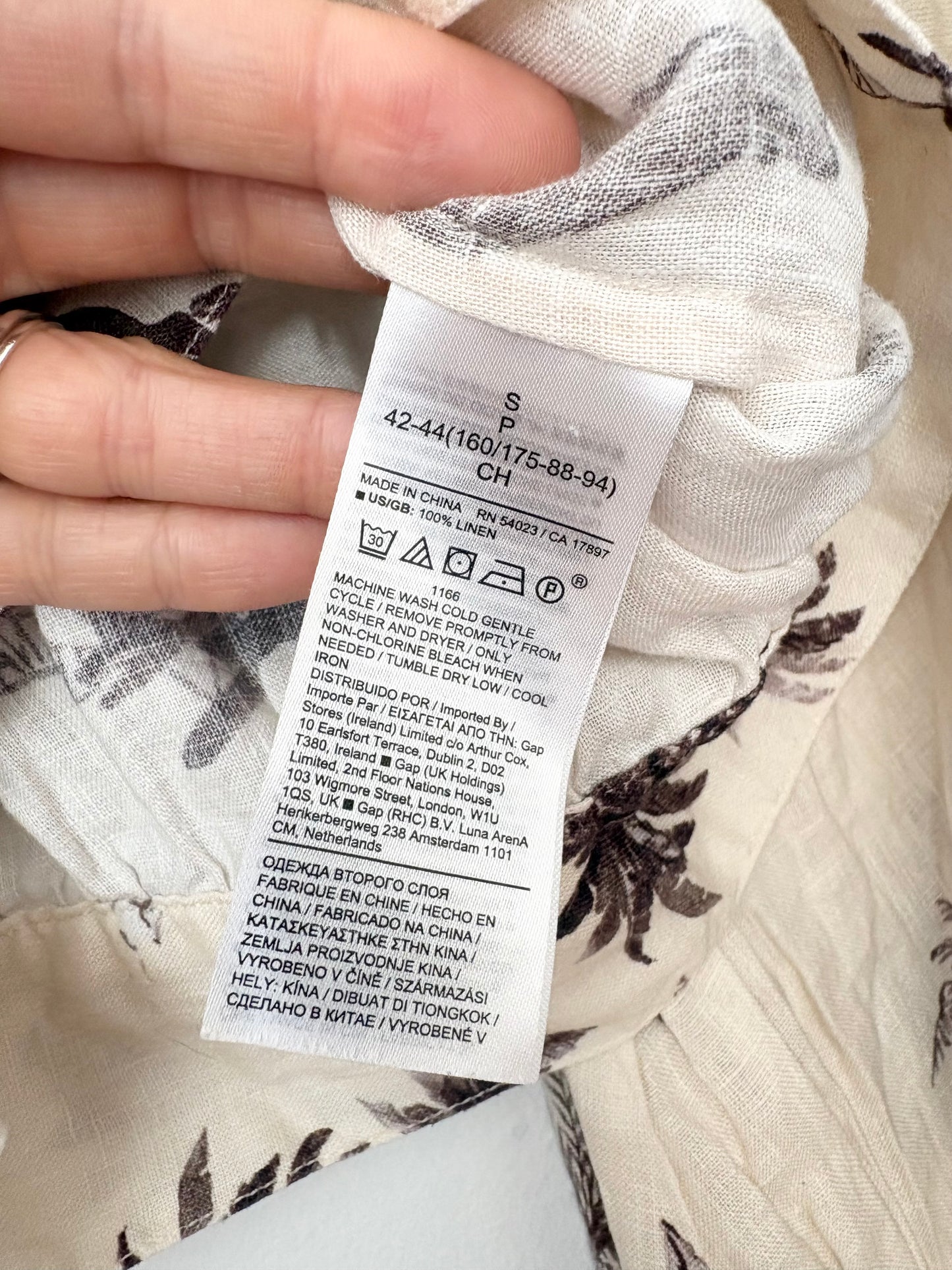 Haut portefeuille en lin Banana Republic Wayfinder, taille S