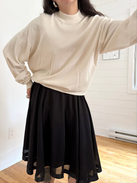 Vintage Pronto Uomo silk blend oversized sweater XL
