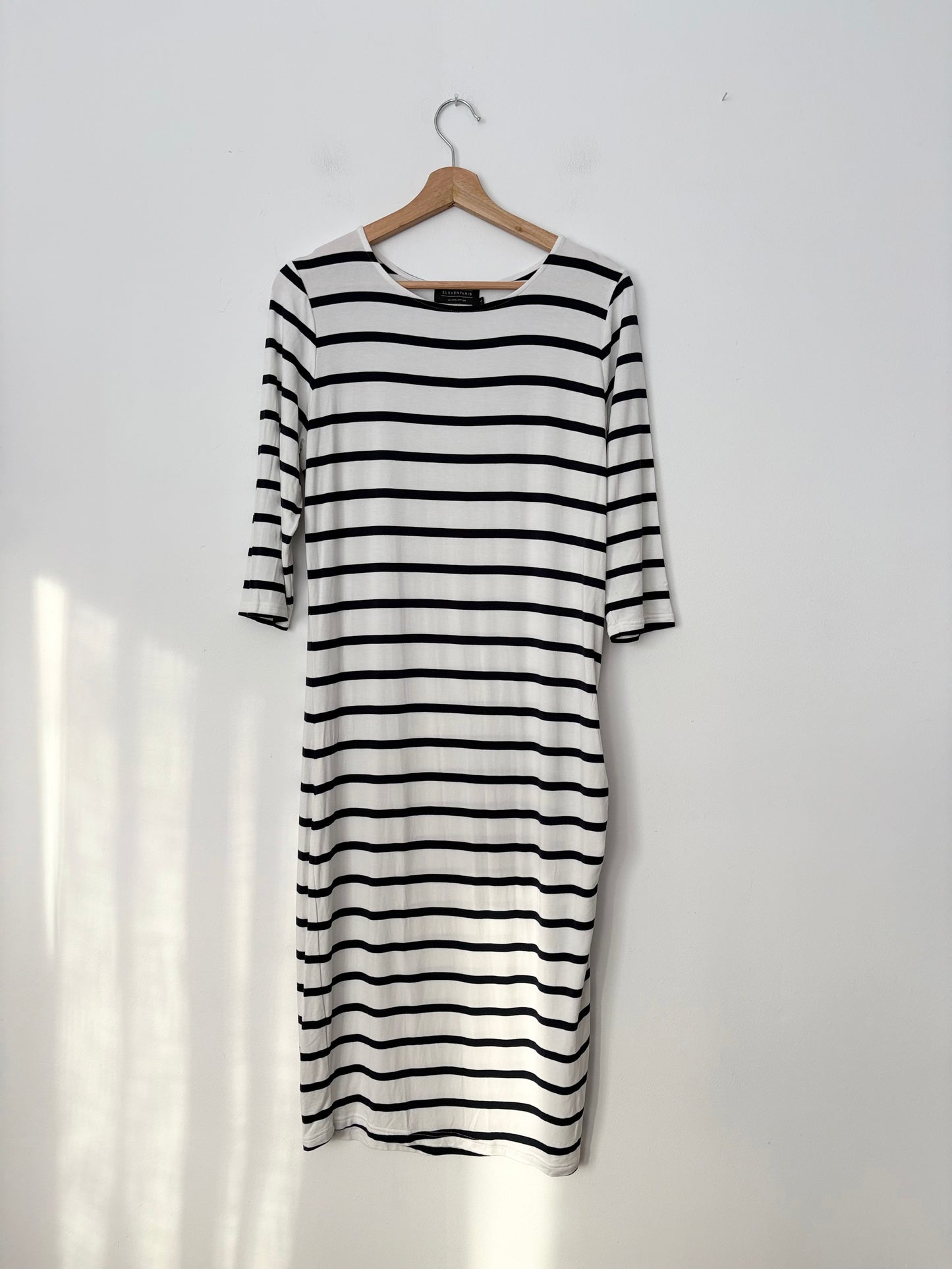 Robe froncée basique à rayures Eleven Paris, taille L