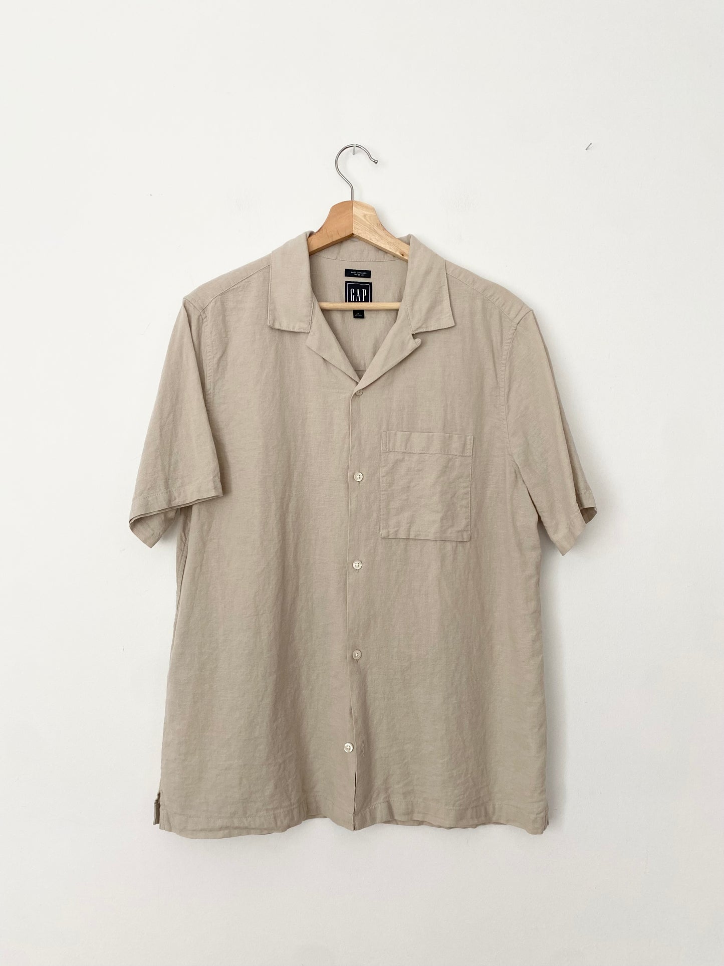 Chemise boutonnée en lin Gap M/L