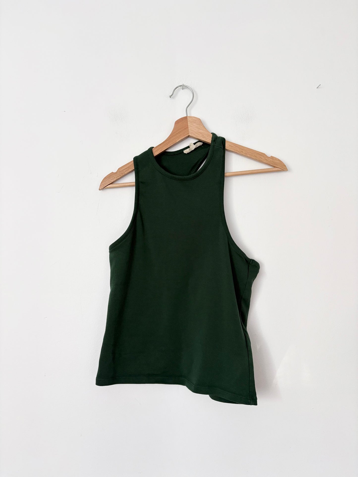 Madewell asymmetric racerback tank Medium