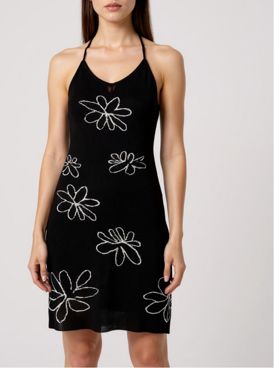 Love + Harmony halterneck knit dress S/M