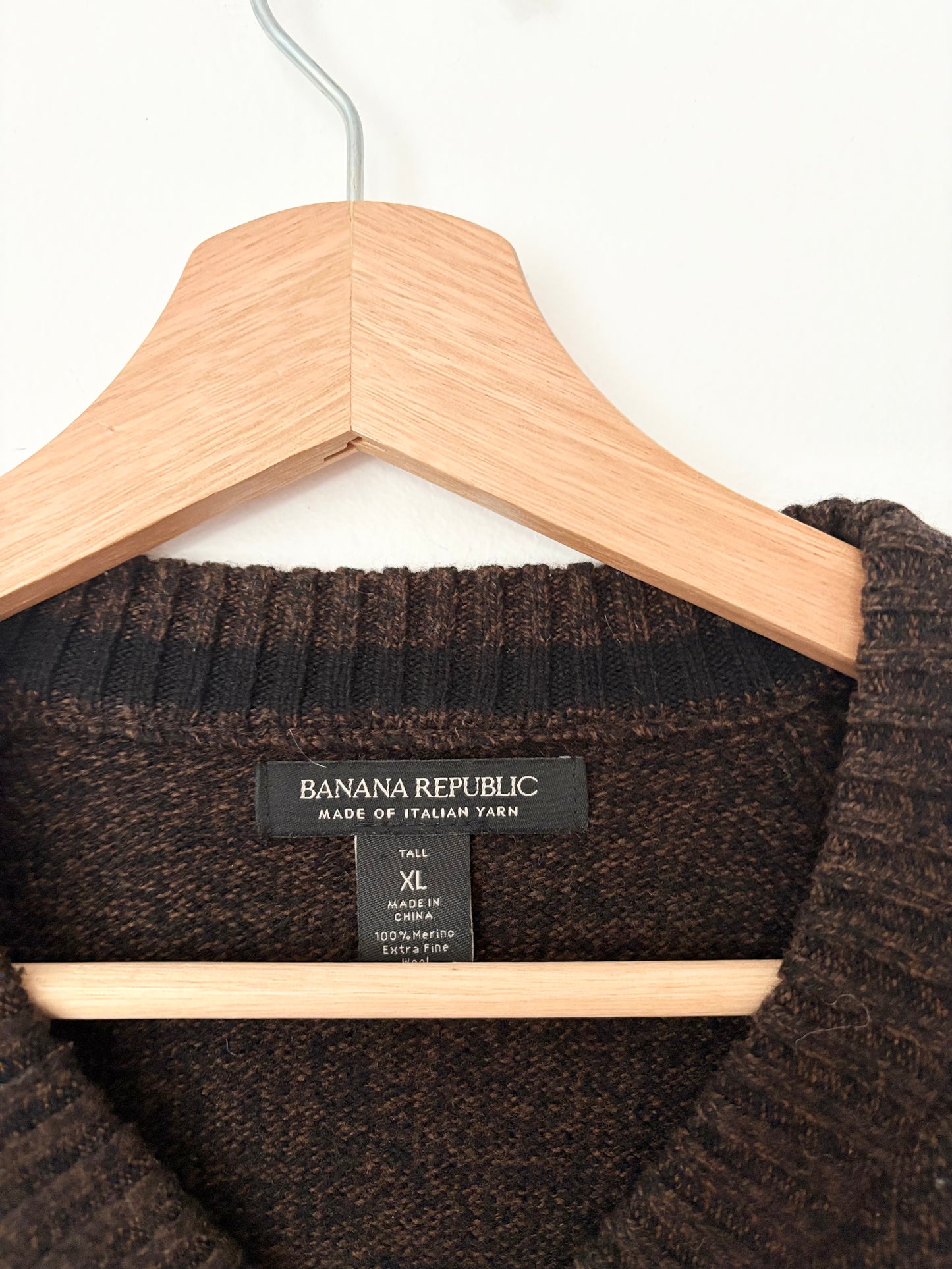 Banana Republic marled merino wool sweater XL