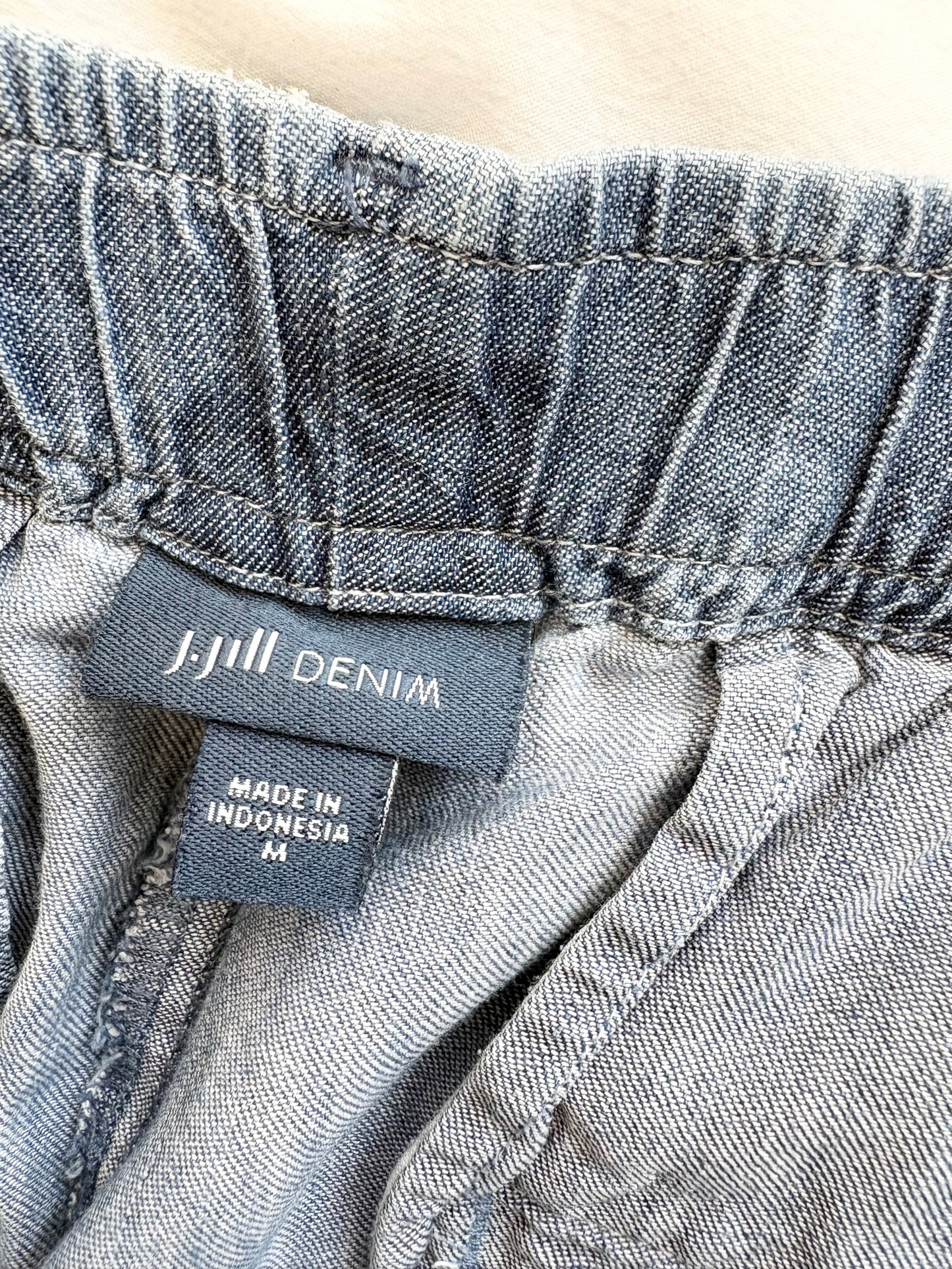 J.jill pantalon en chambray décontracté M/L