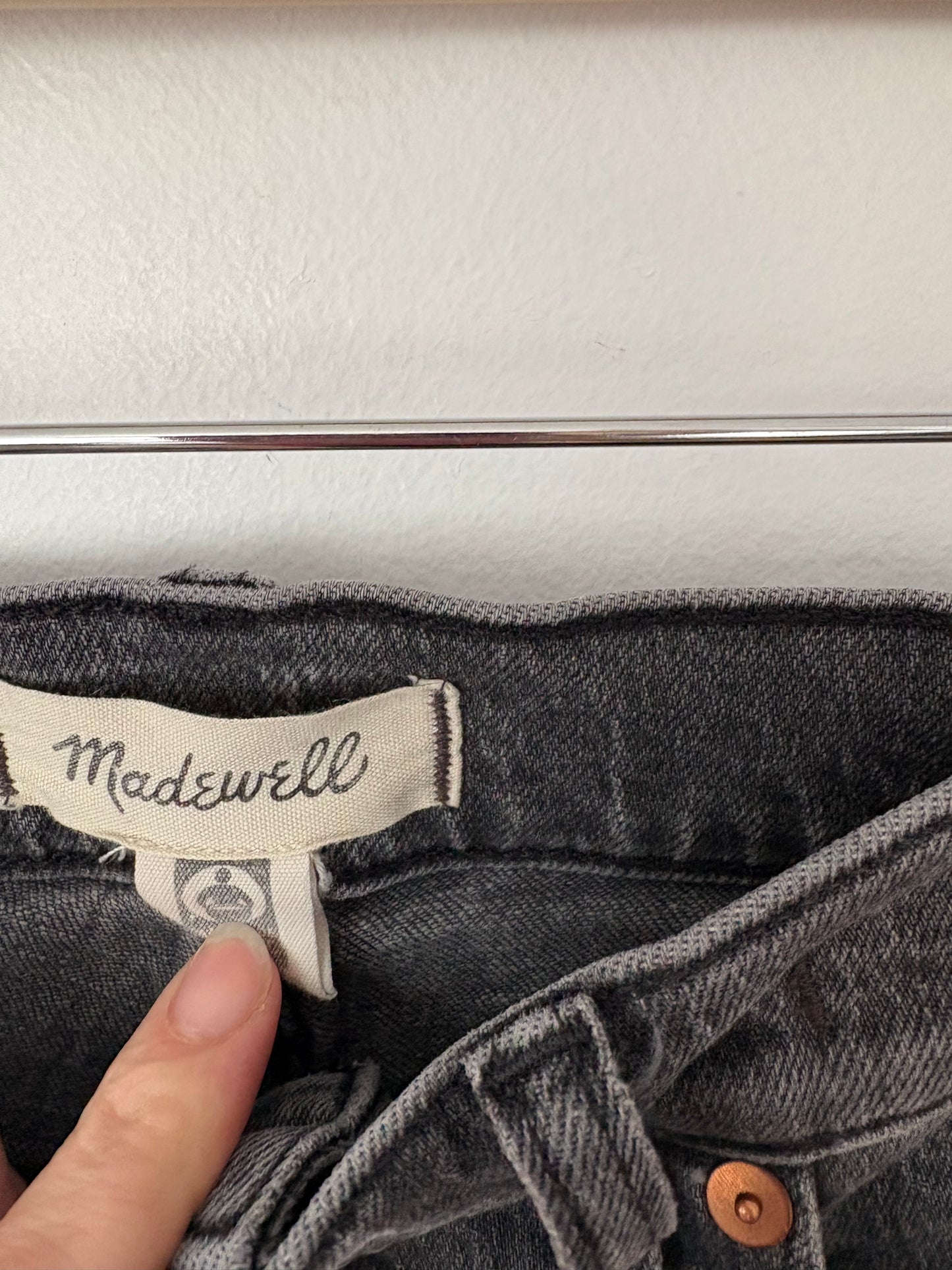 Madewell, le jean court à jambes larges vintage parfait W28