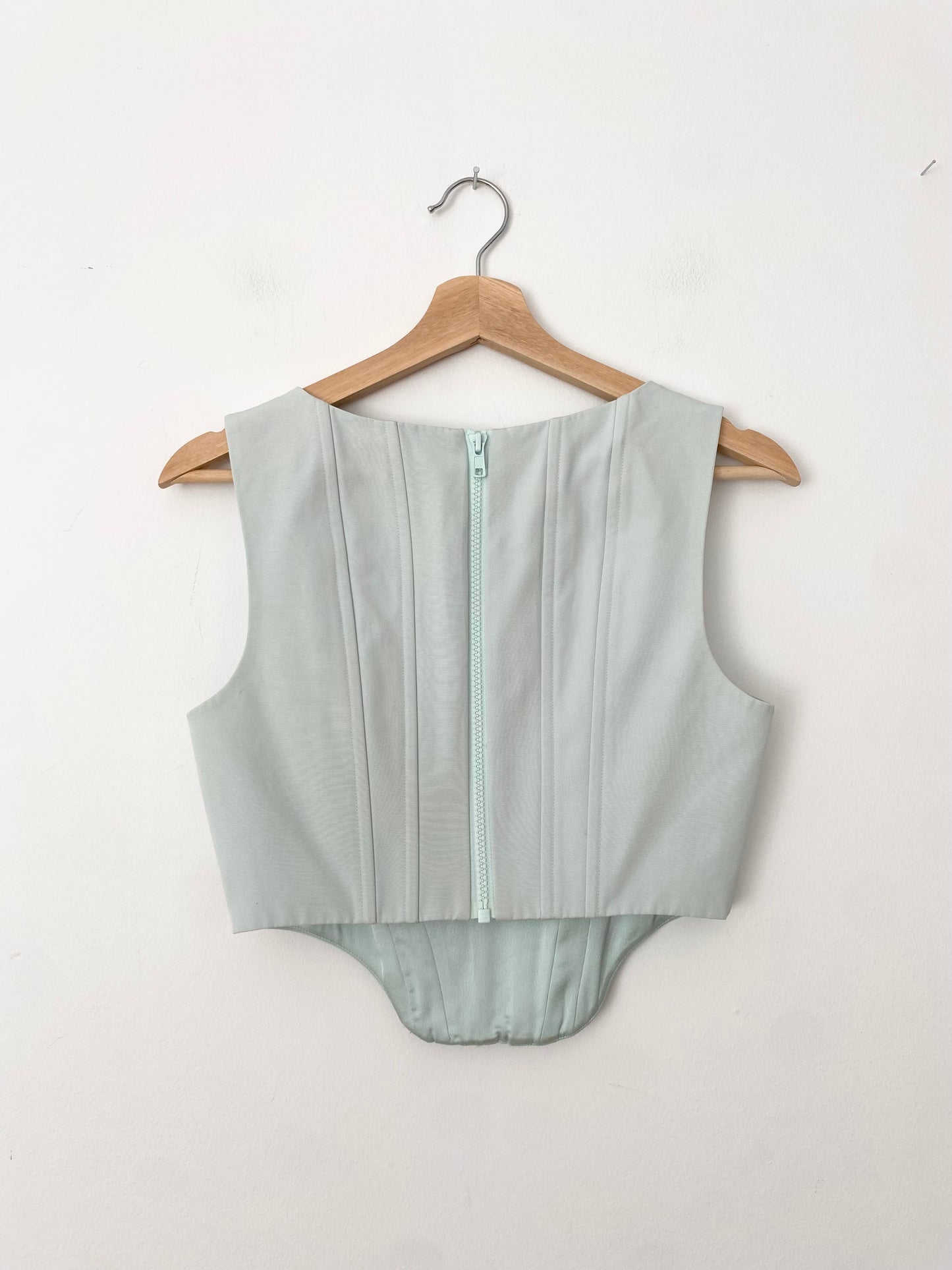 STAUD Alice cropped corset top XS/S