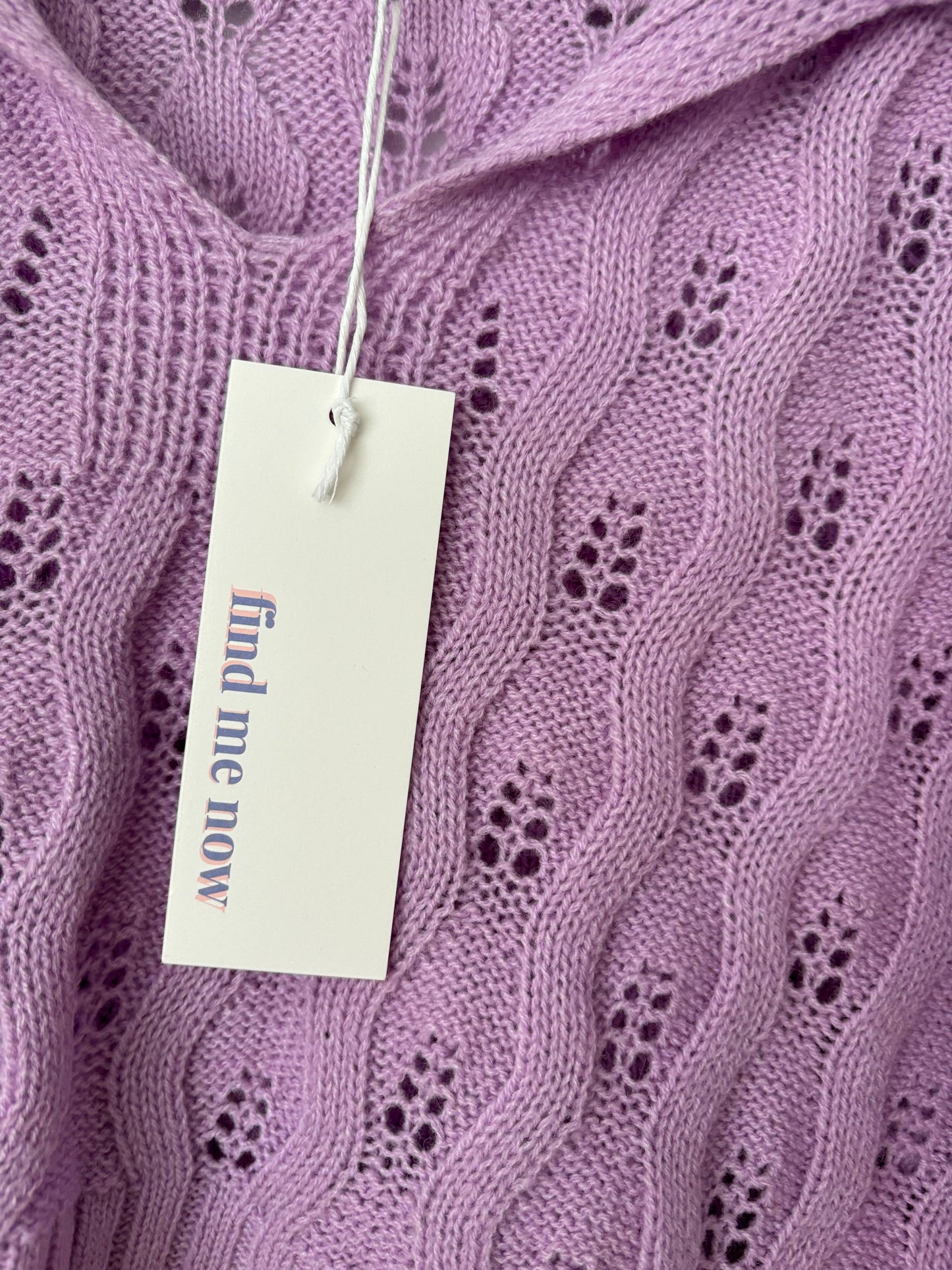 Find me now Cher knit top Small