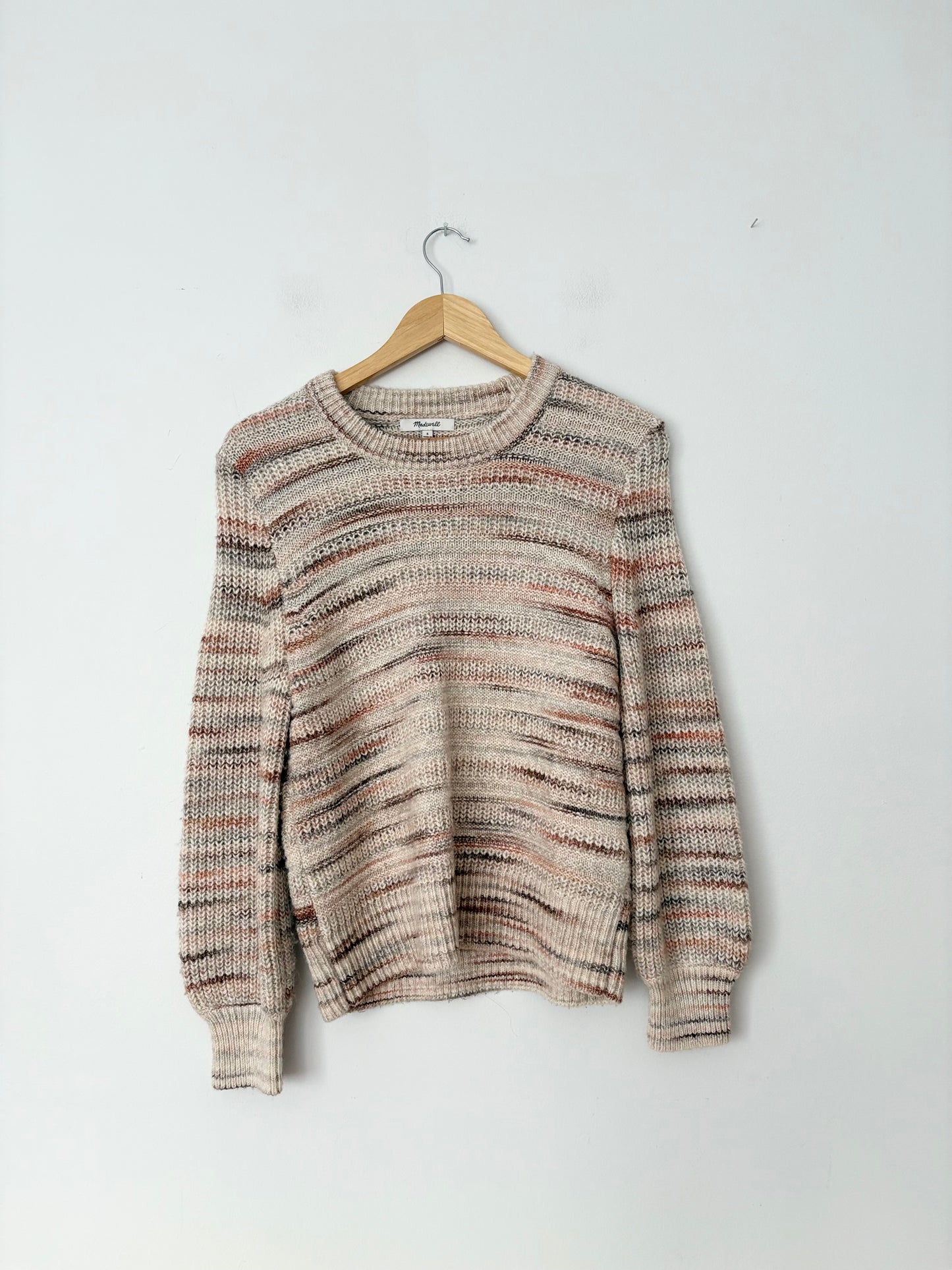Madewell space-dyed canton pullover sweater Small