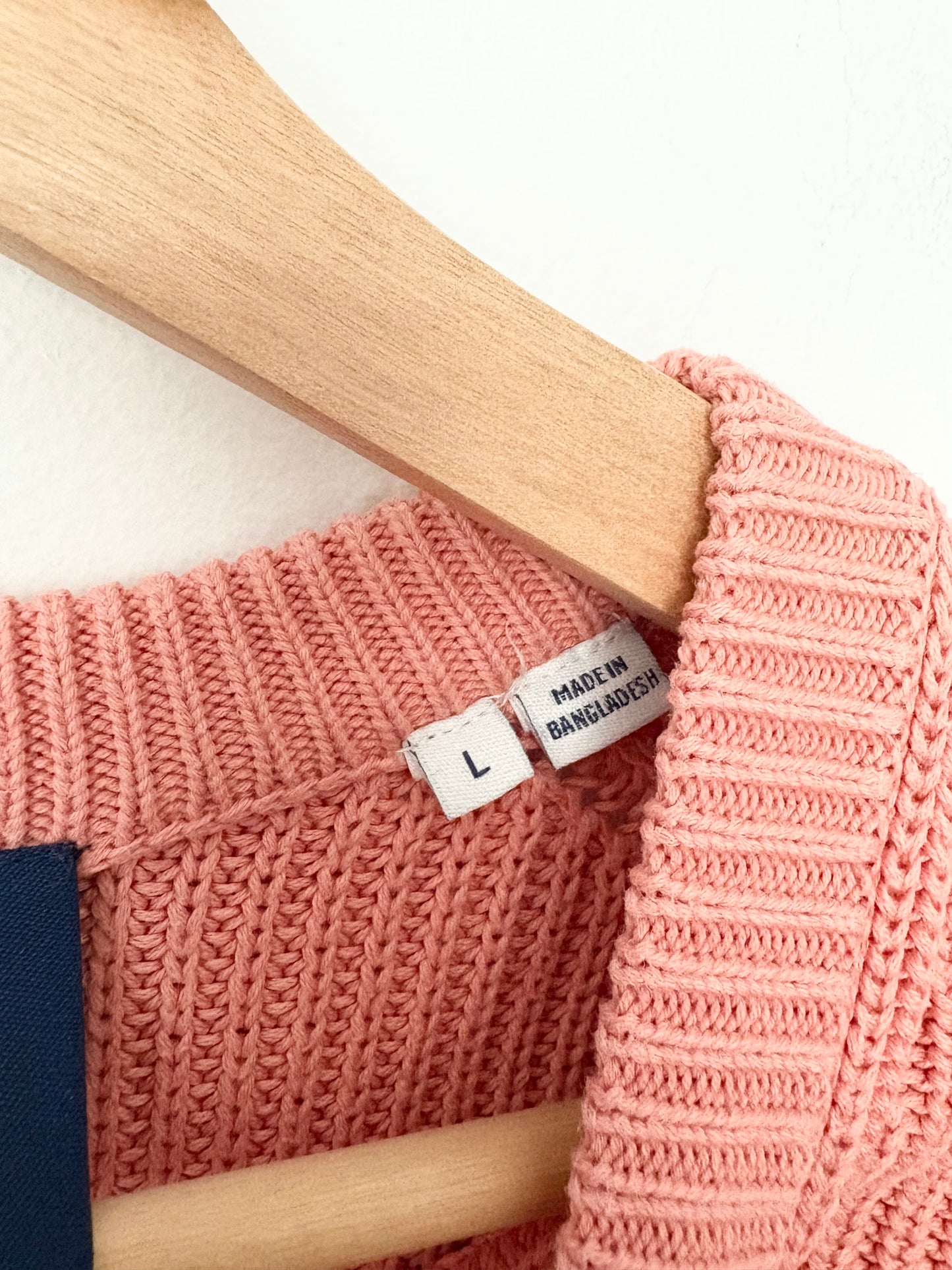 JJXX pink knit sweater M/L