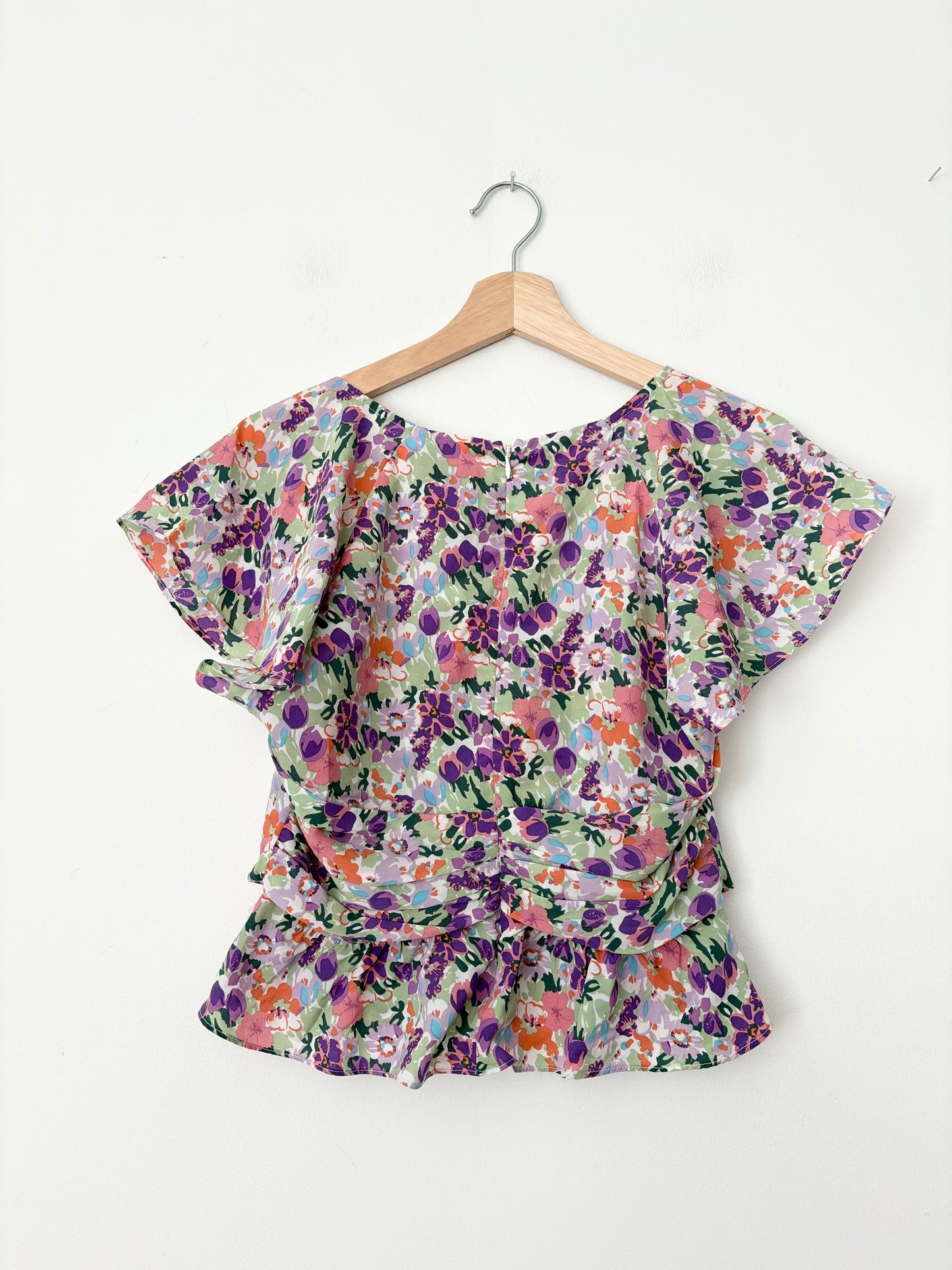 ASTR the label chemisier floral à manches courtes Medium