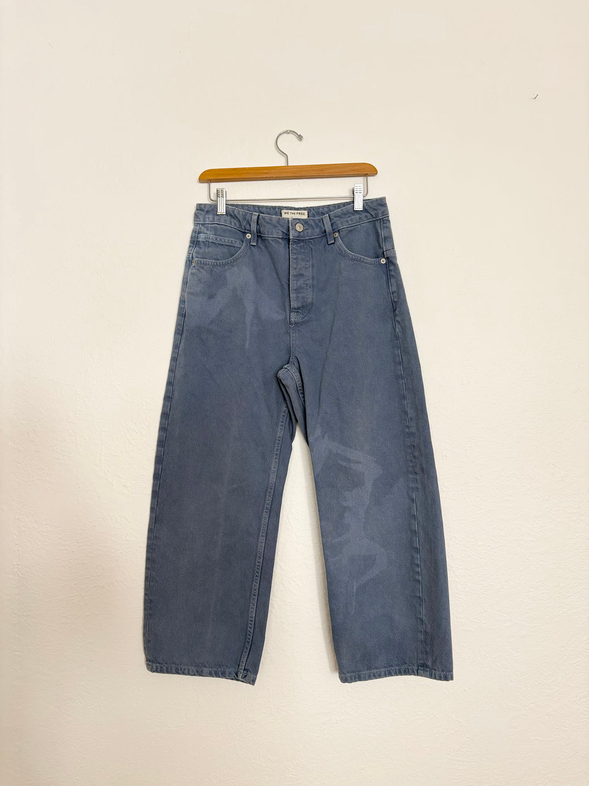 Free people deep trance dropped boyfriend jeans W