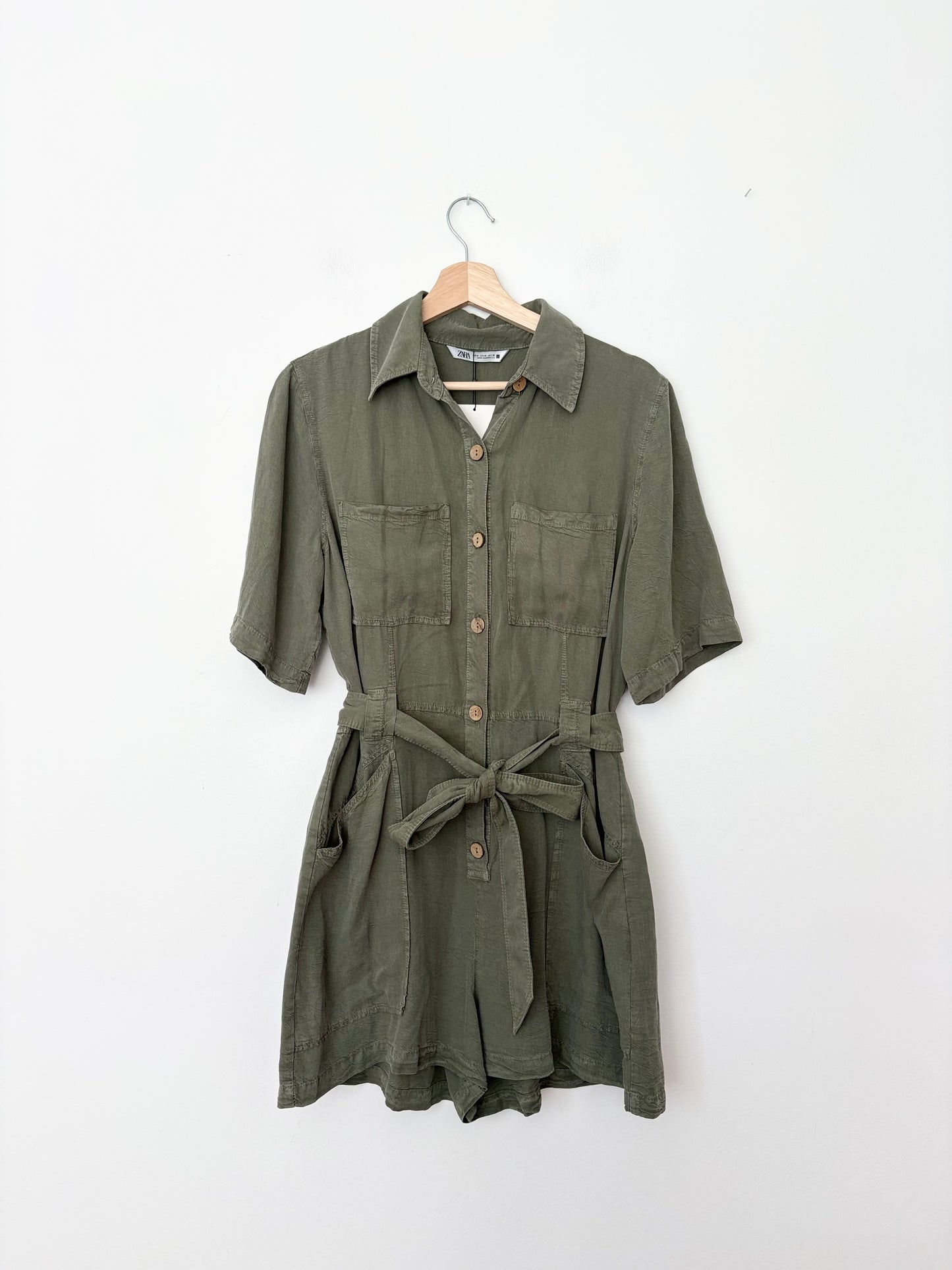 Combinaison utilitaire ceinturée Zara, Taille M