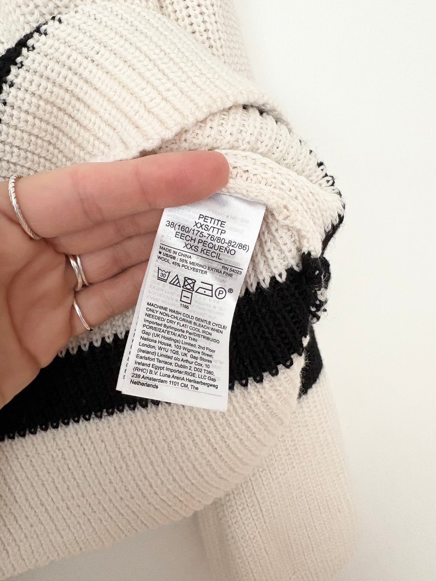 Banana Republic Mariner stripe sweater XXS/XS