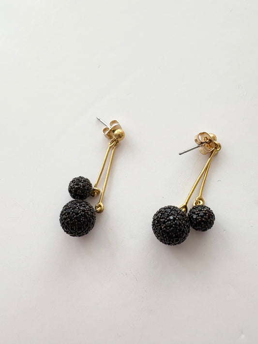 Noir NYC Martina dangle earrings