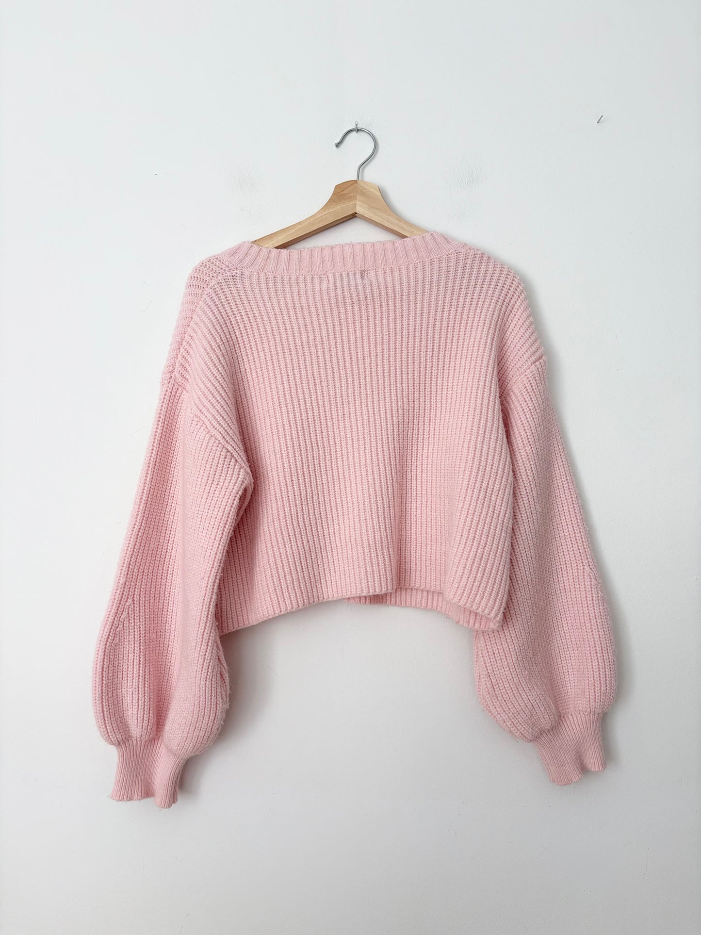 Edikted Sabrina chunky knit crop cardigan S/M
