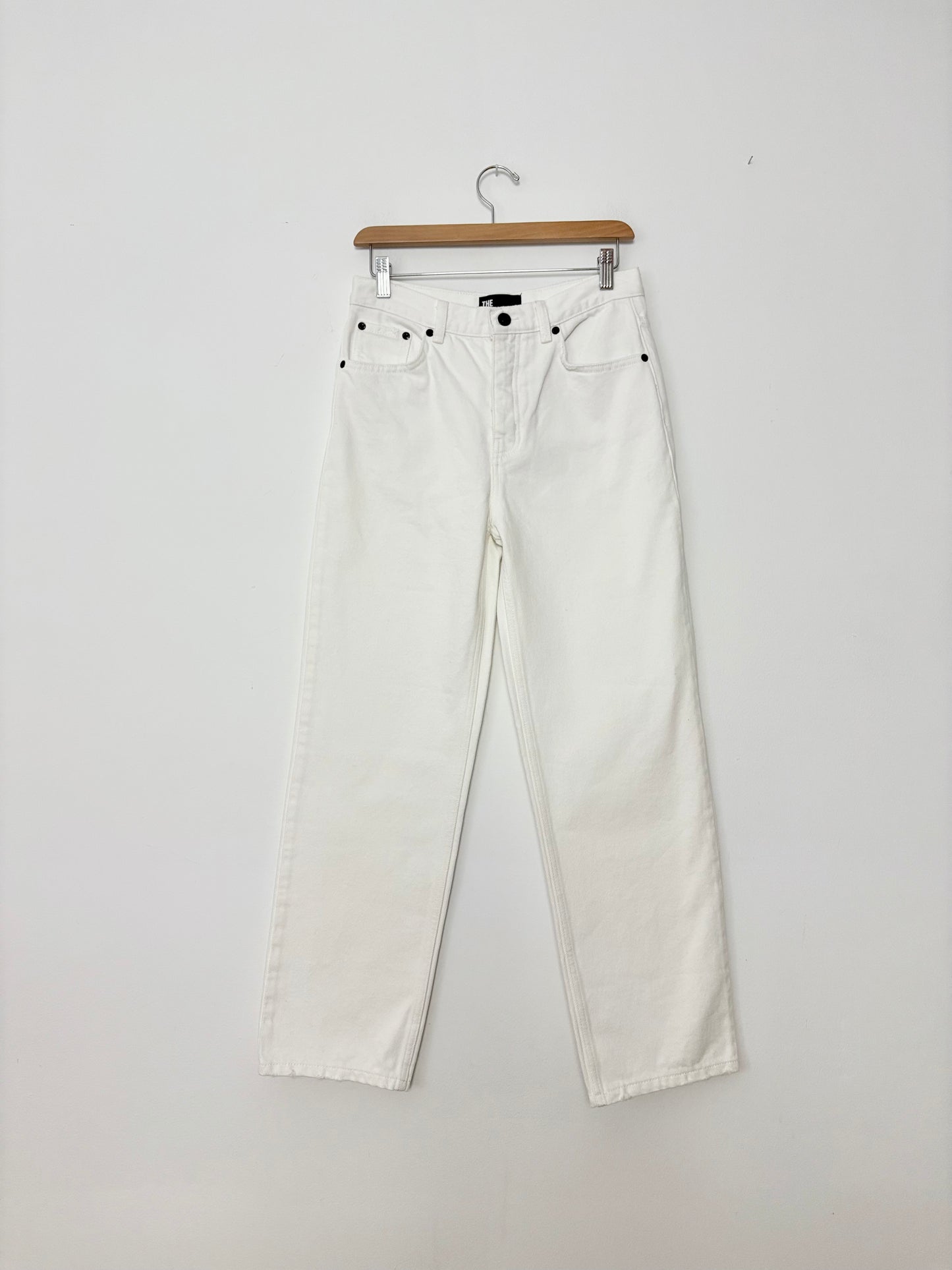 The kooples white straight cut jeans W27