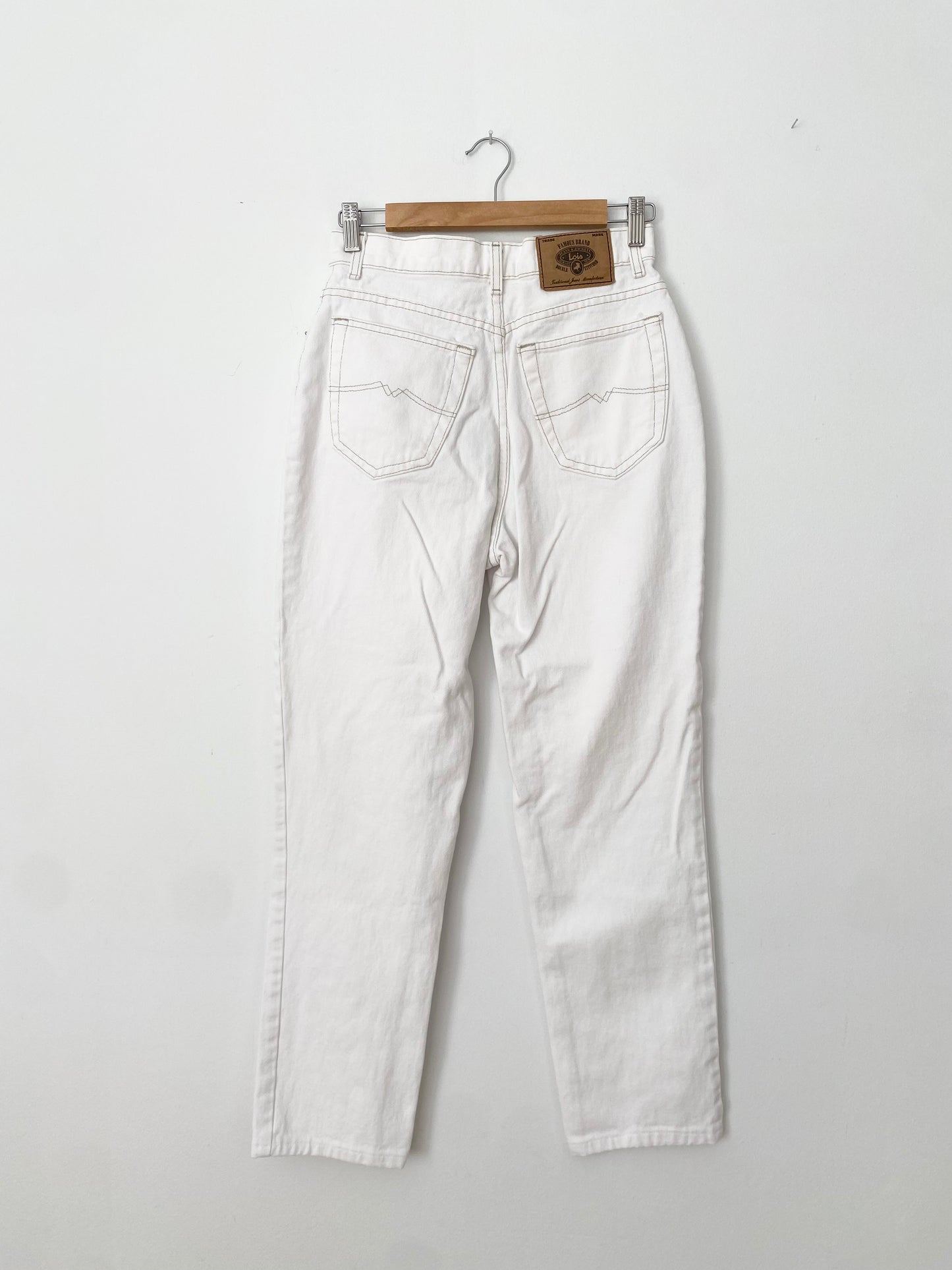 Jean blanc Lois vintage W25