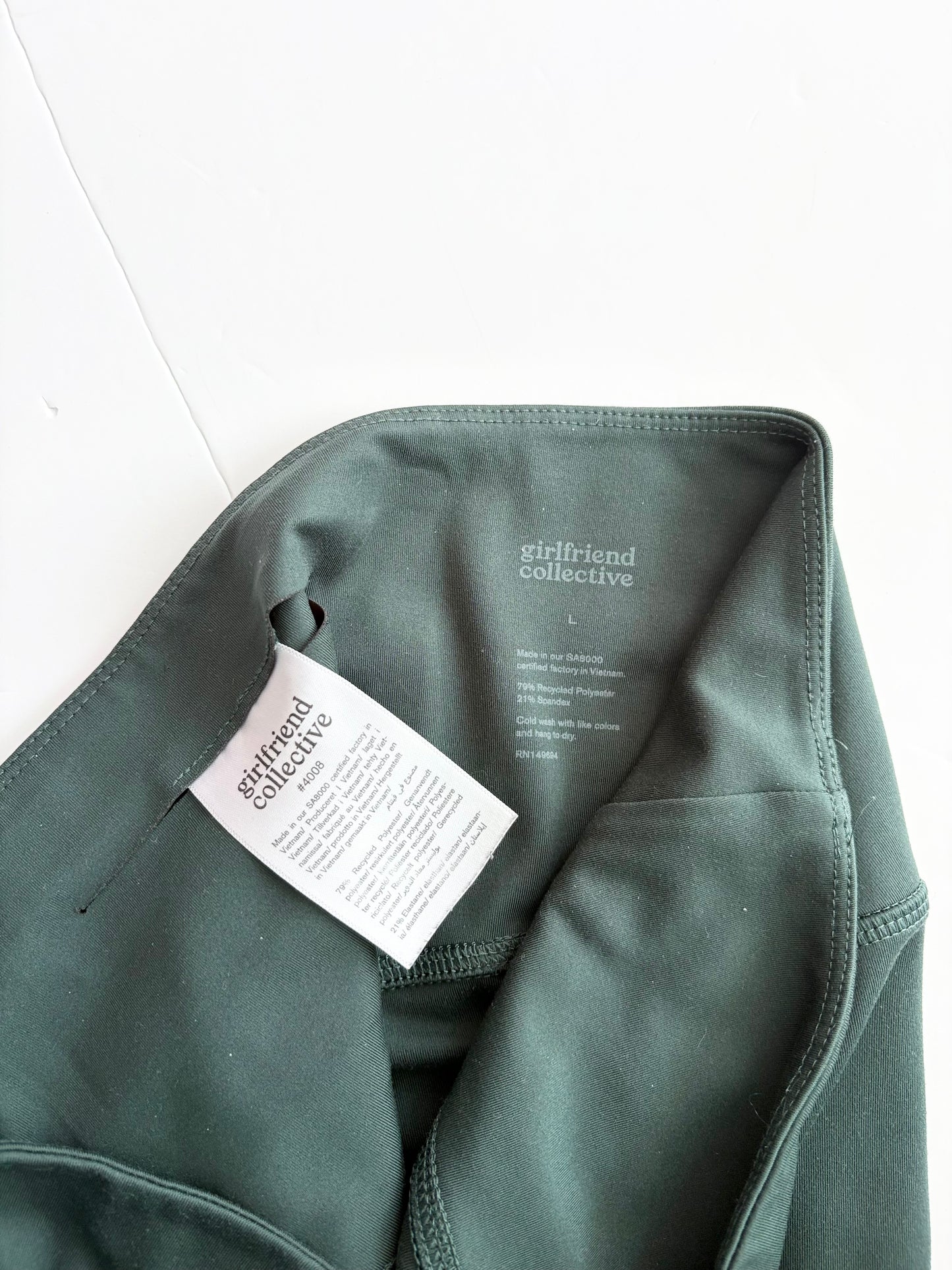 Girlfriend Collective compressive high rise leggings Large