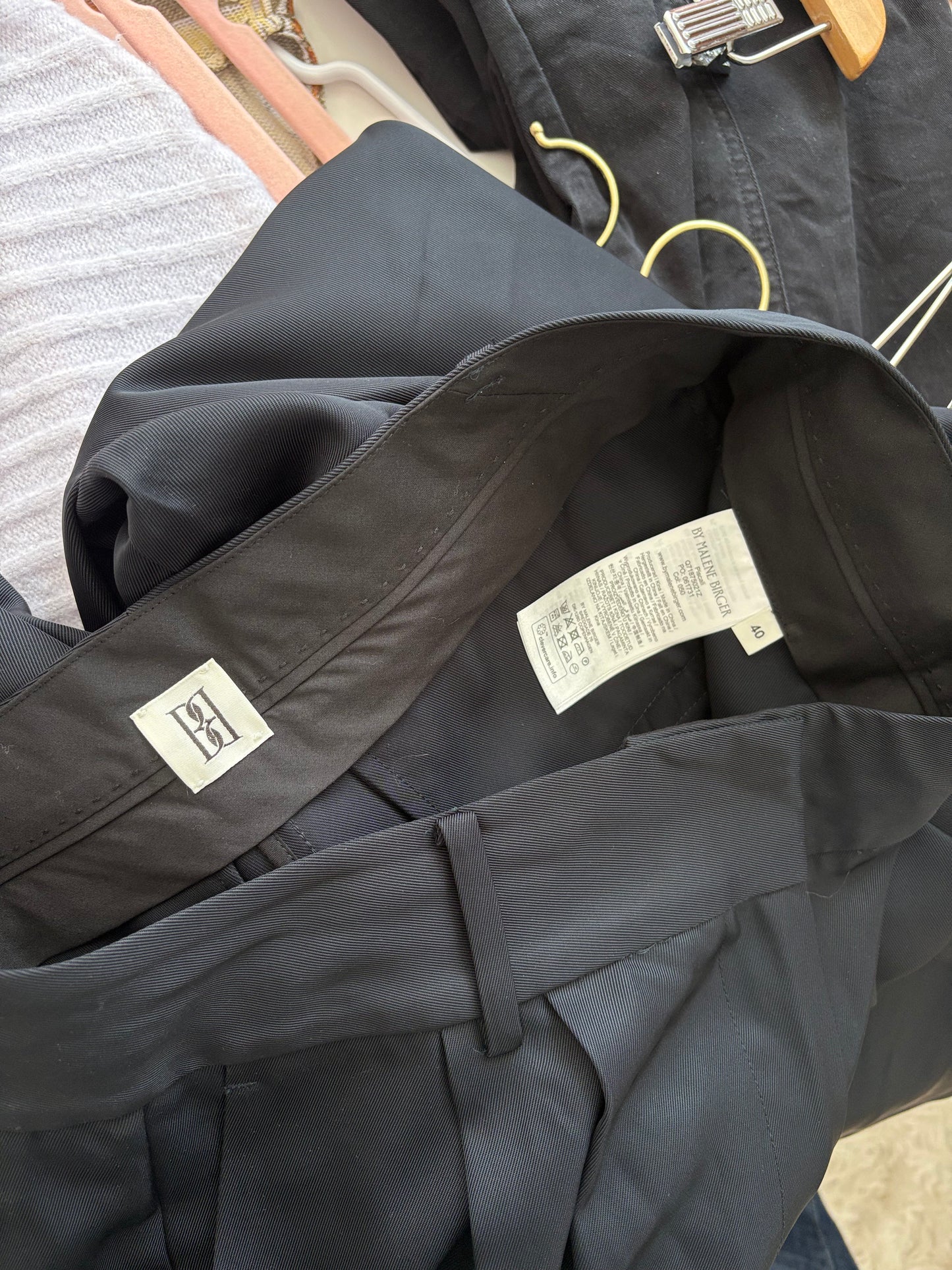 Pantalon taille haute Piscali de Malene Birger, taille M/L