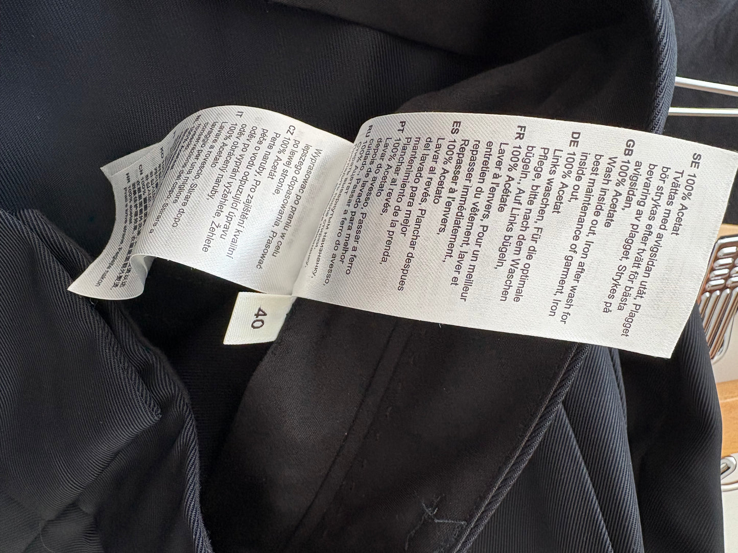 Pantalon taille haute Piscali de Malene Birger, taille M/L