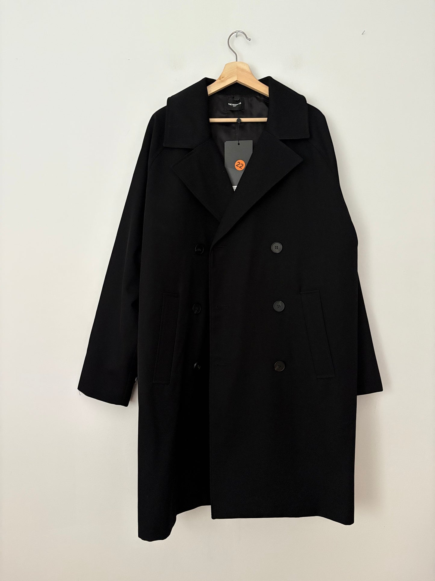 The Kooples Violette double breasted wool blend coat M-XL