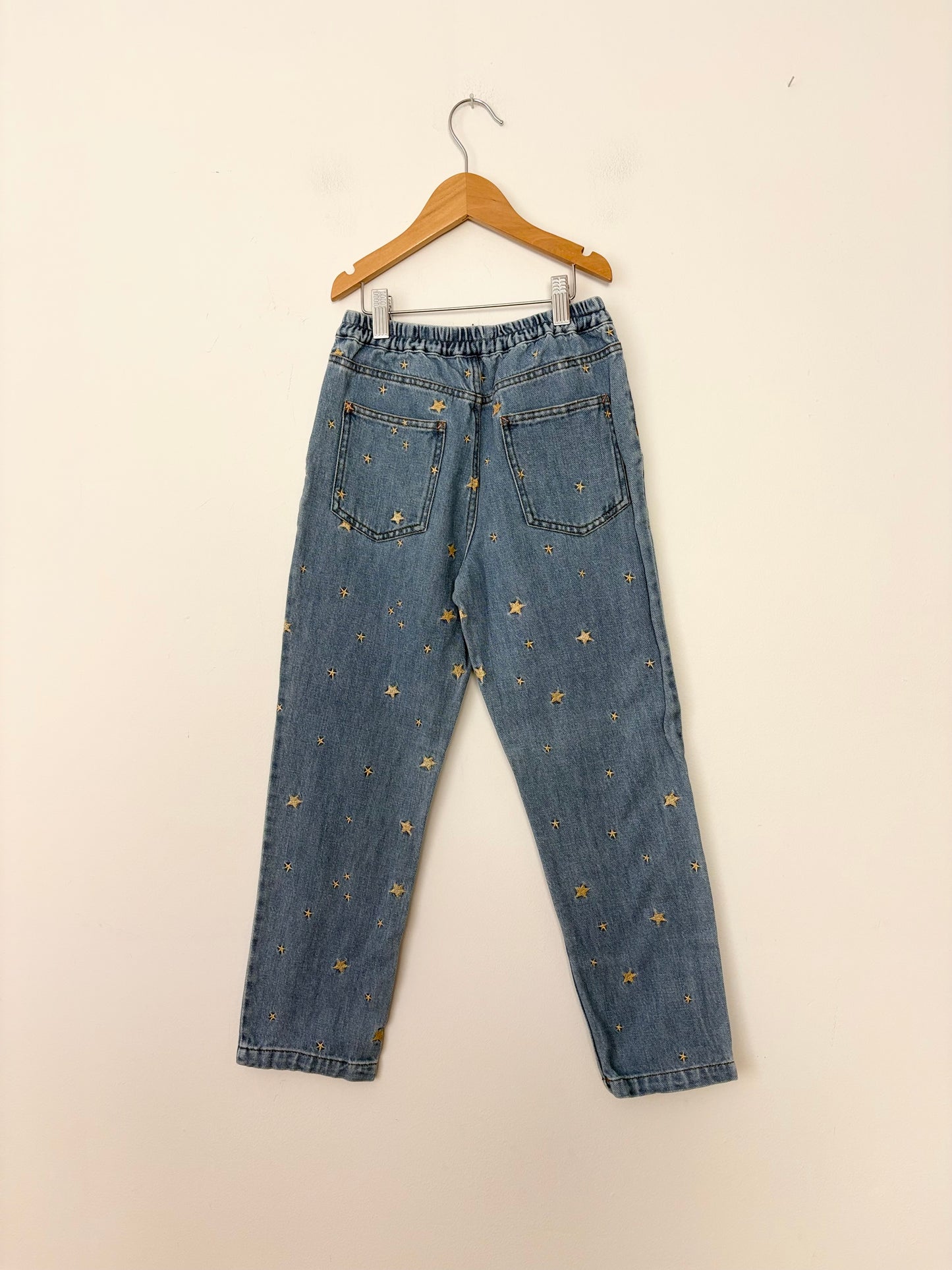 Boden star embroidered jeans 9Y