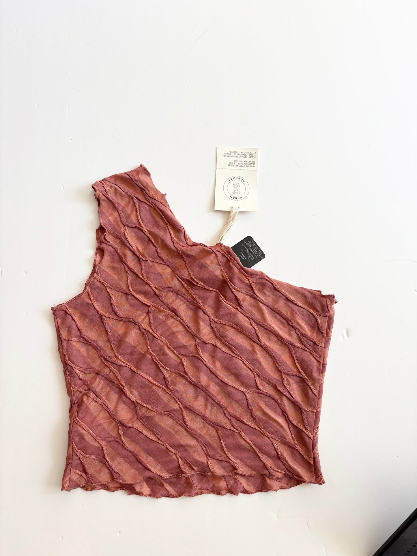 Urban Renewal top plissé asymétrique Medium