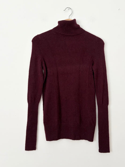 Aqua cashmere turtleneck sweater XS