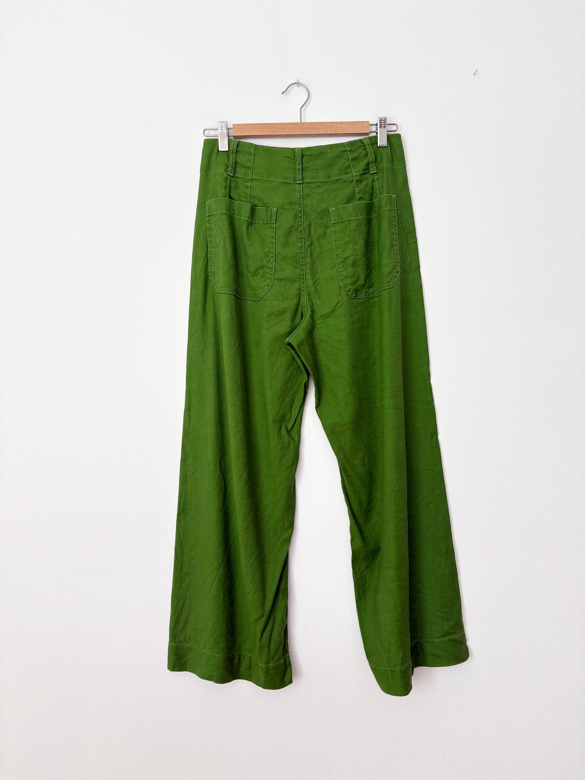 Pantalon Colette Maeve en lin vert T36/38