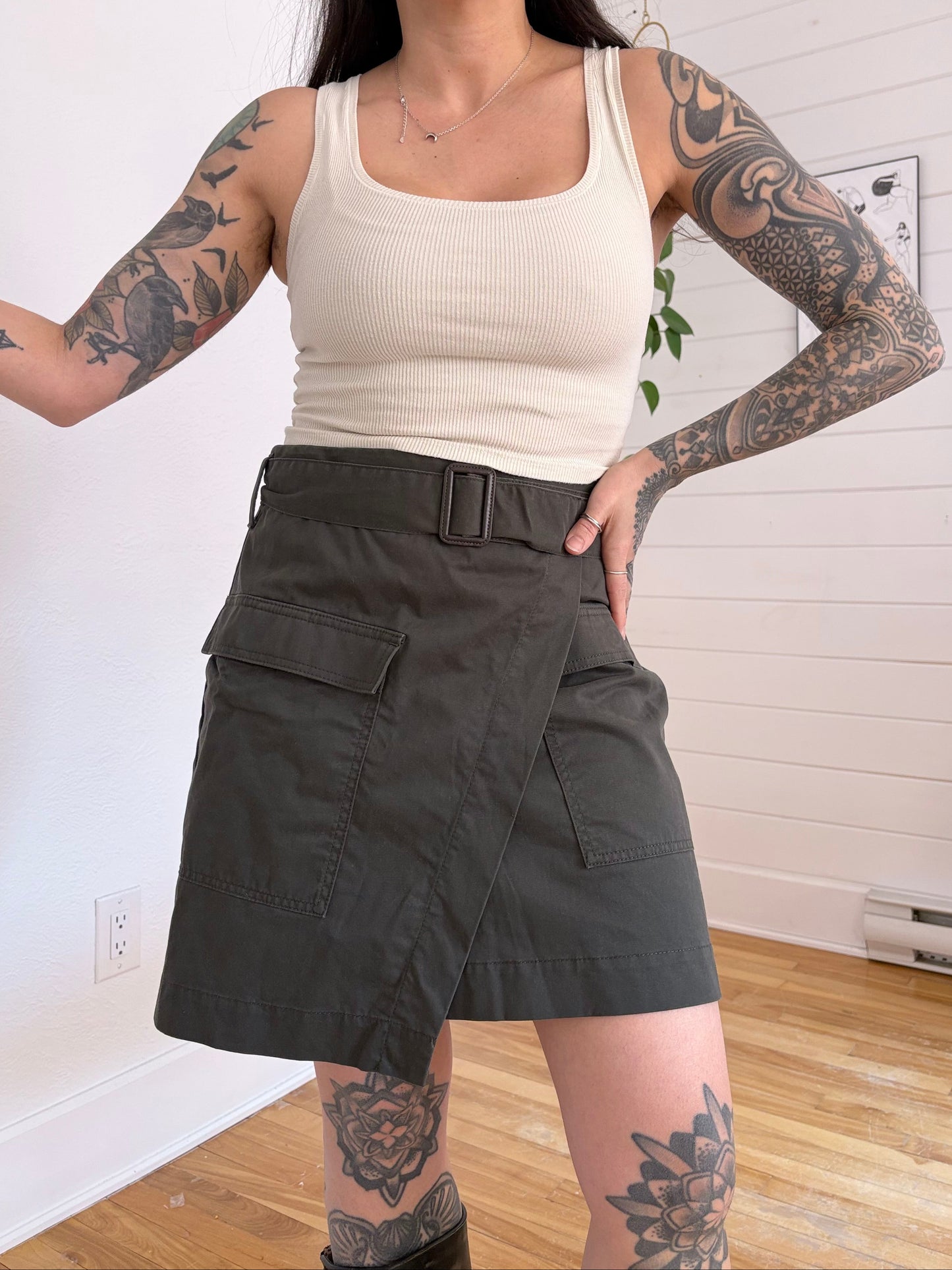 Banana Repblic faux wrap skirt M/L