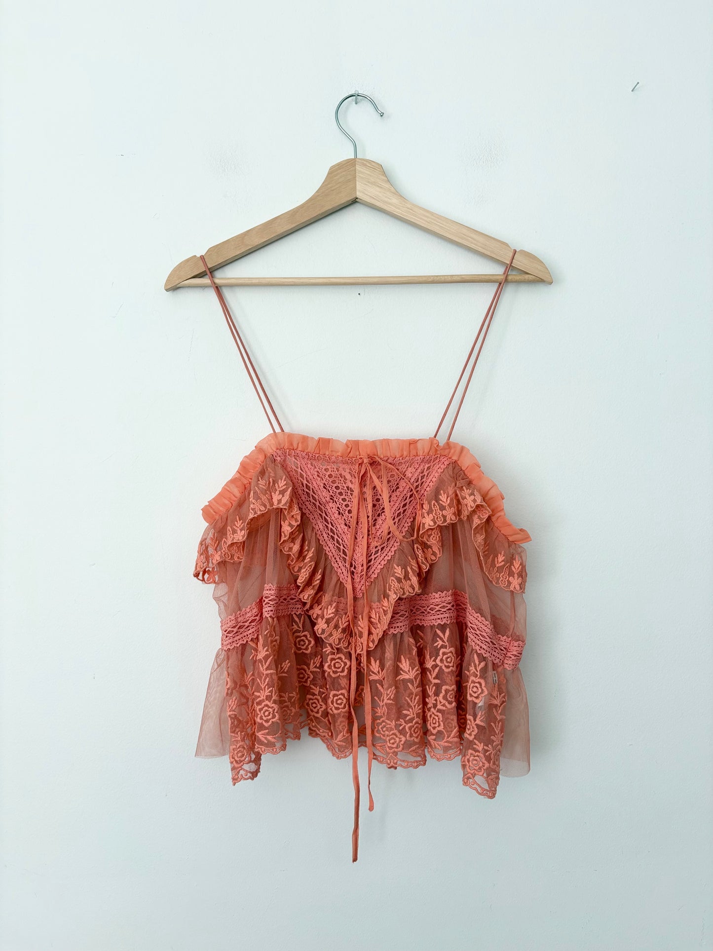 Débardeur brodé Free People Sofia taille S
