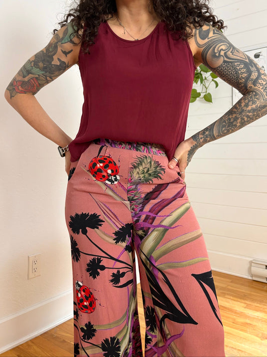 Vintage Jones silk tank top XS/S