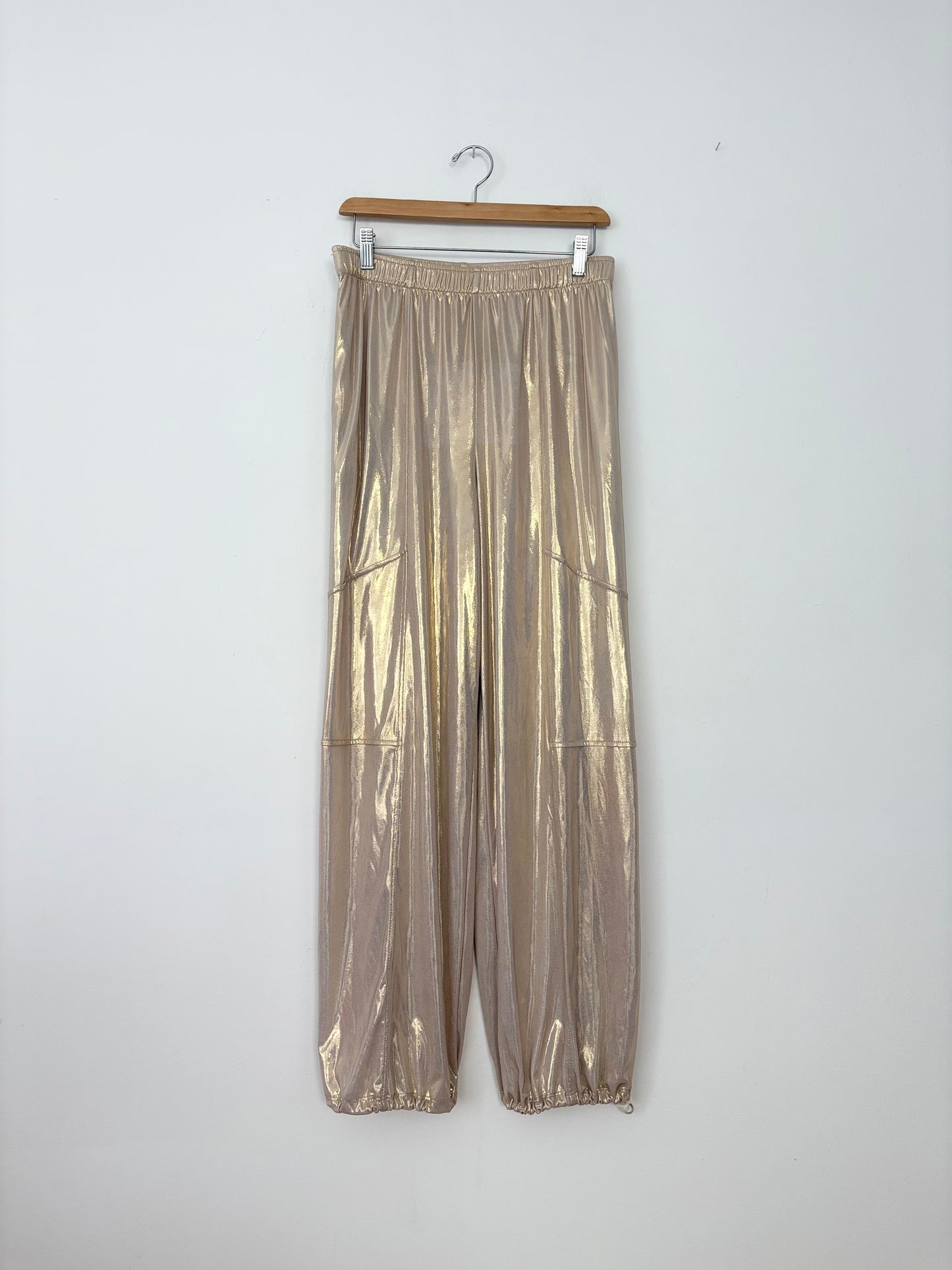 Urban Renewal Luella Shimmer linen toggle pants Medium