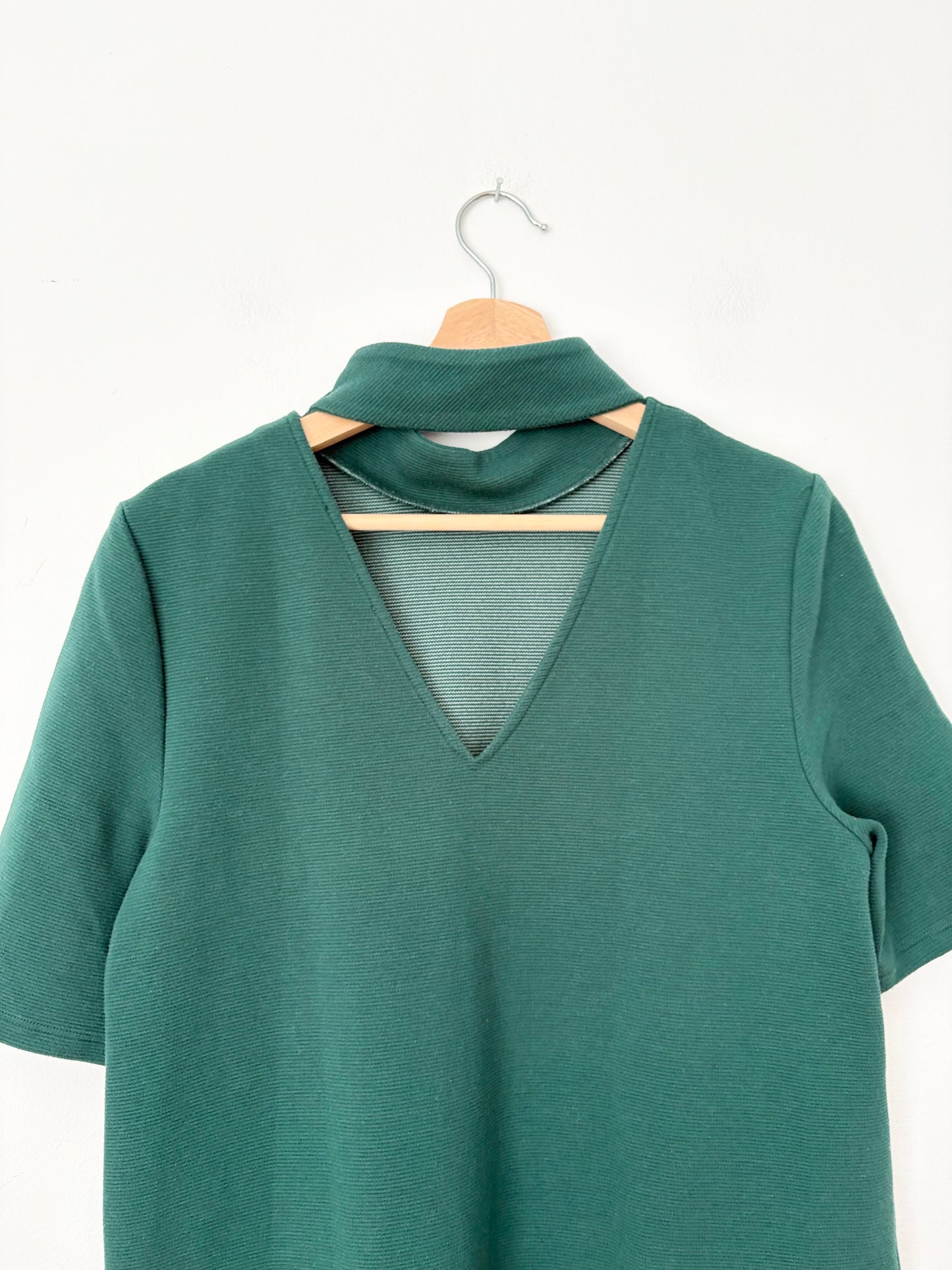 Oui mock neck shift dress Medium