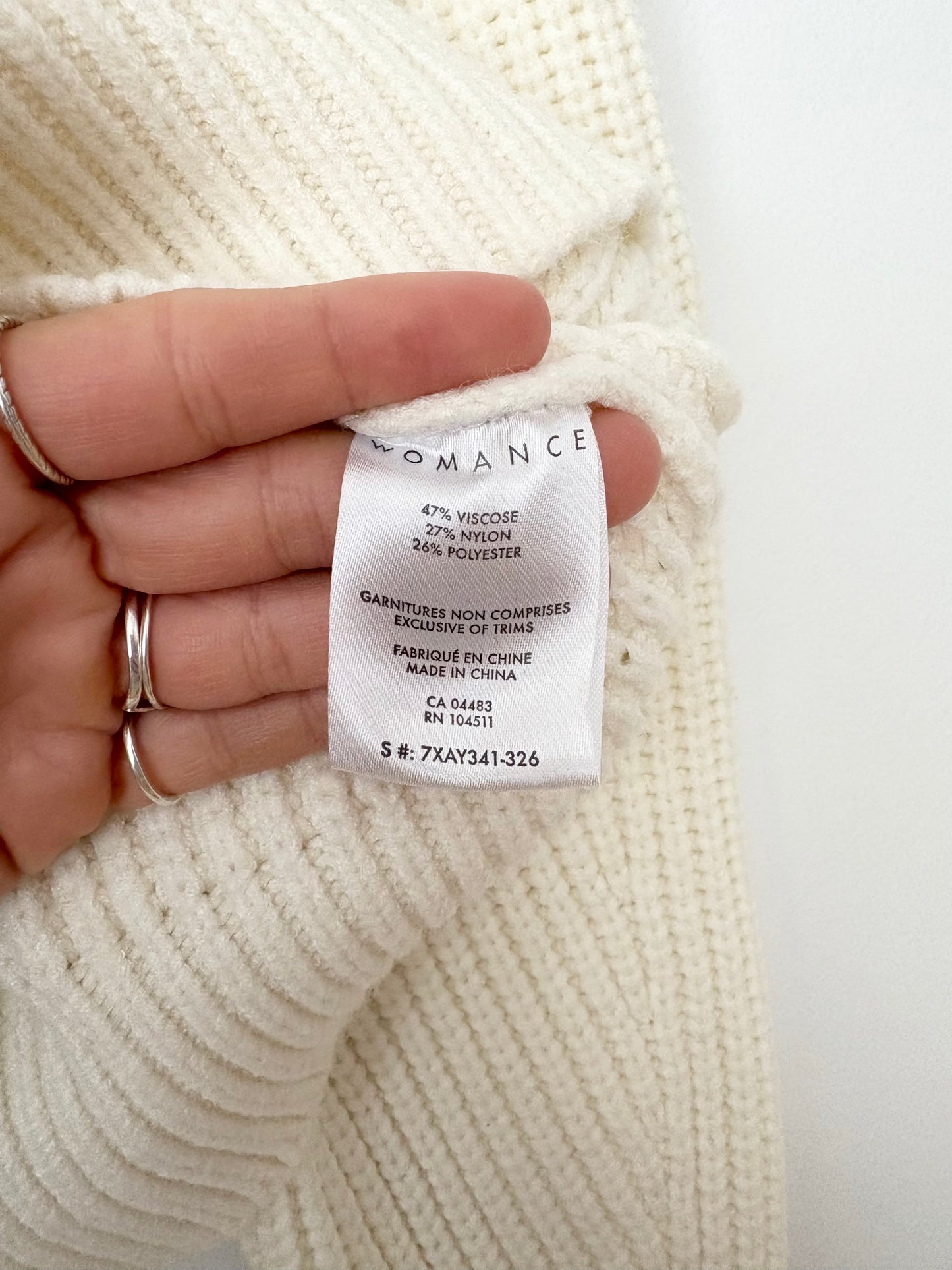 Pull col roulé carré Womance Atelier XS/S