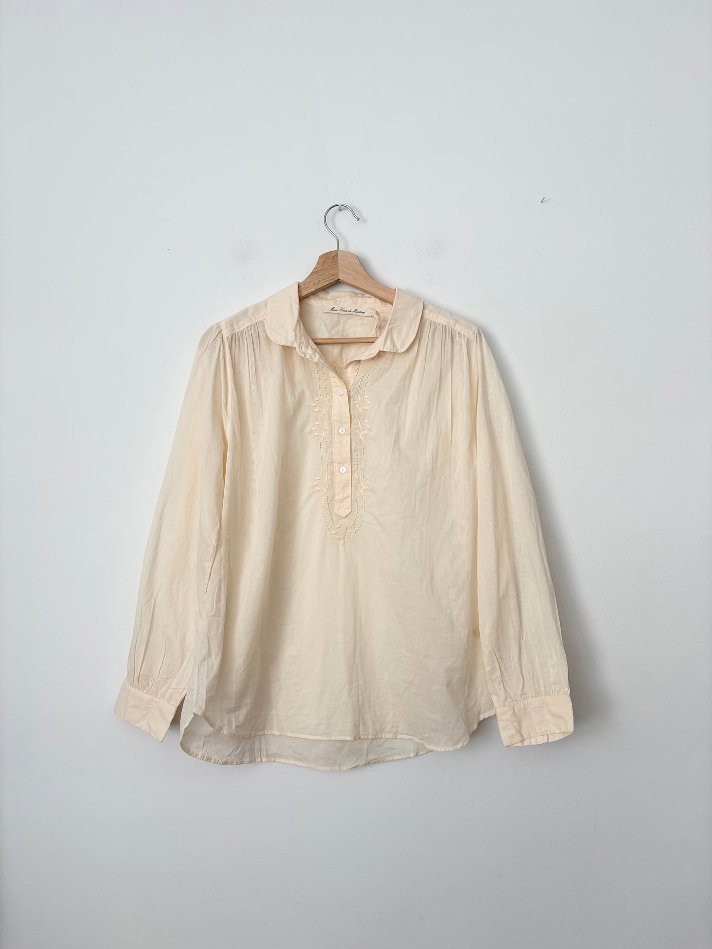 Chemisier brodé Marie Louise de Monterey, taille L