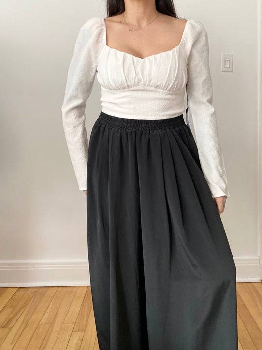 ASTR the label long sleeve bustier top Medium