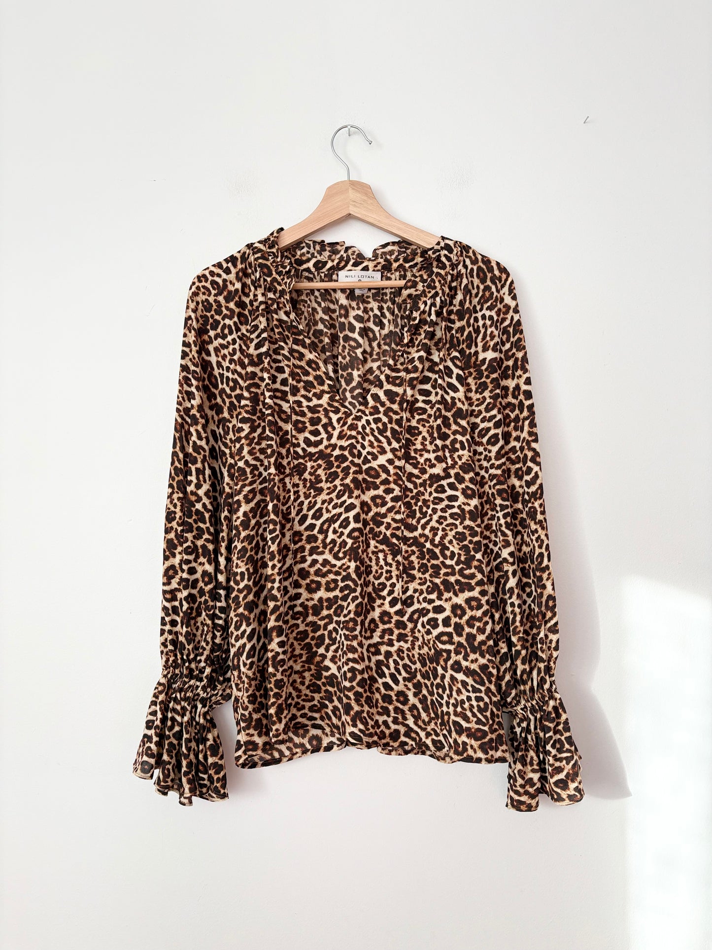 Blouse léopard Nili Lotan x Target, taille L