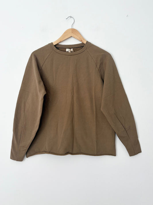 The simple folk The sweatshirt in walnut XS