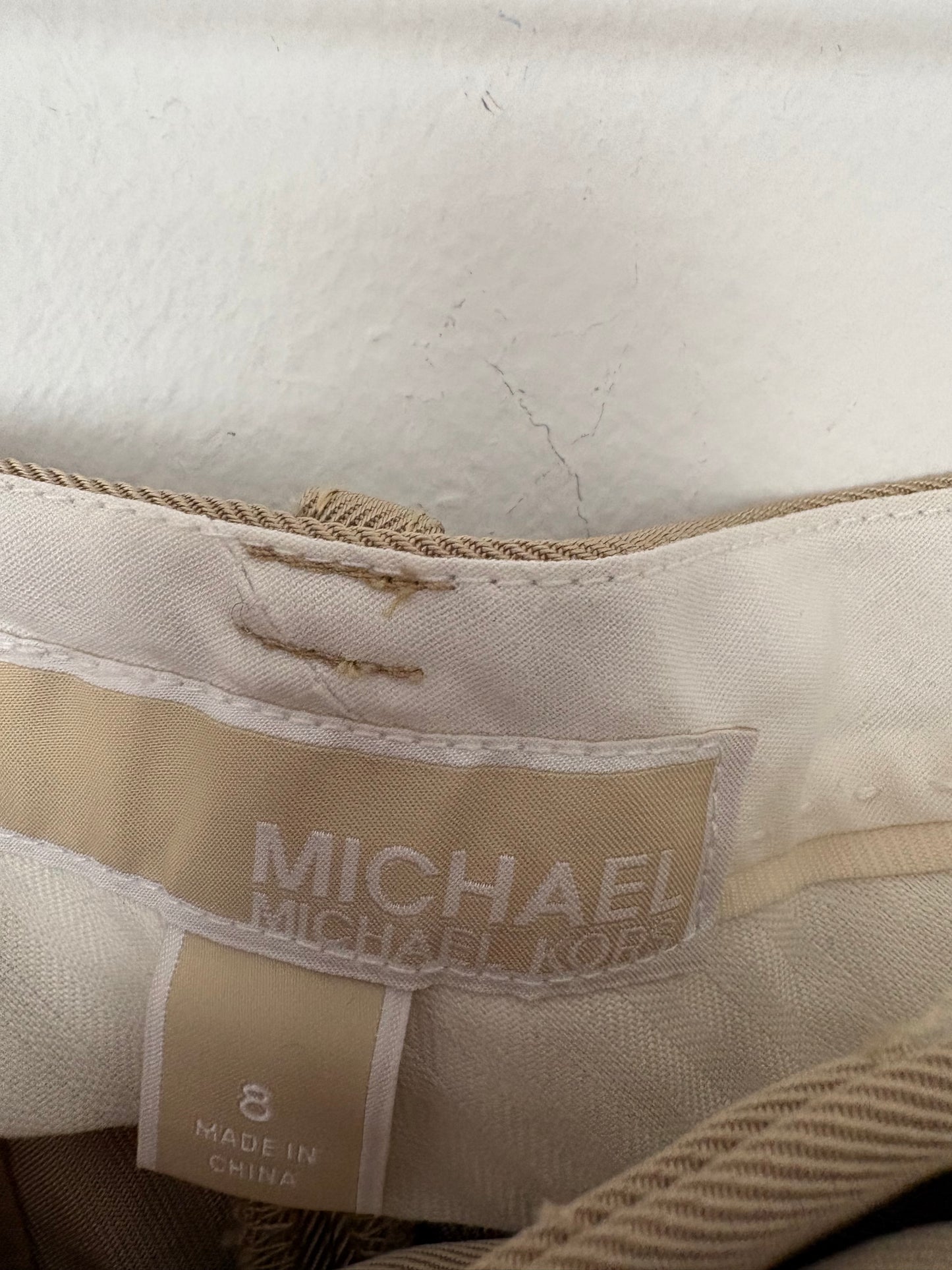 Pantalon Michael Kors taille mi-haute jambes larges M/L