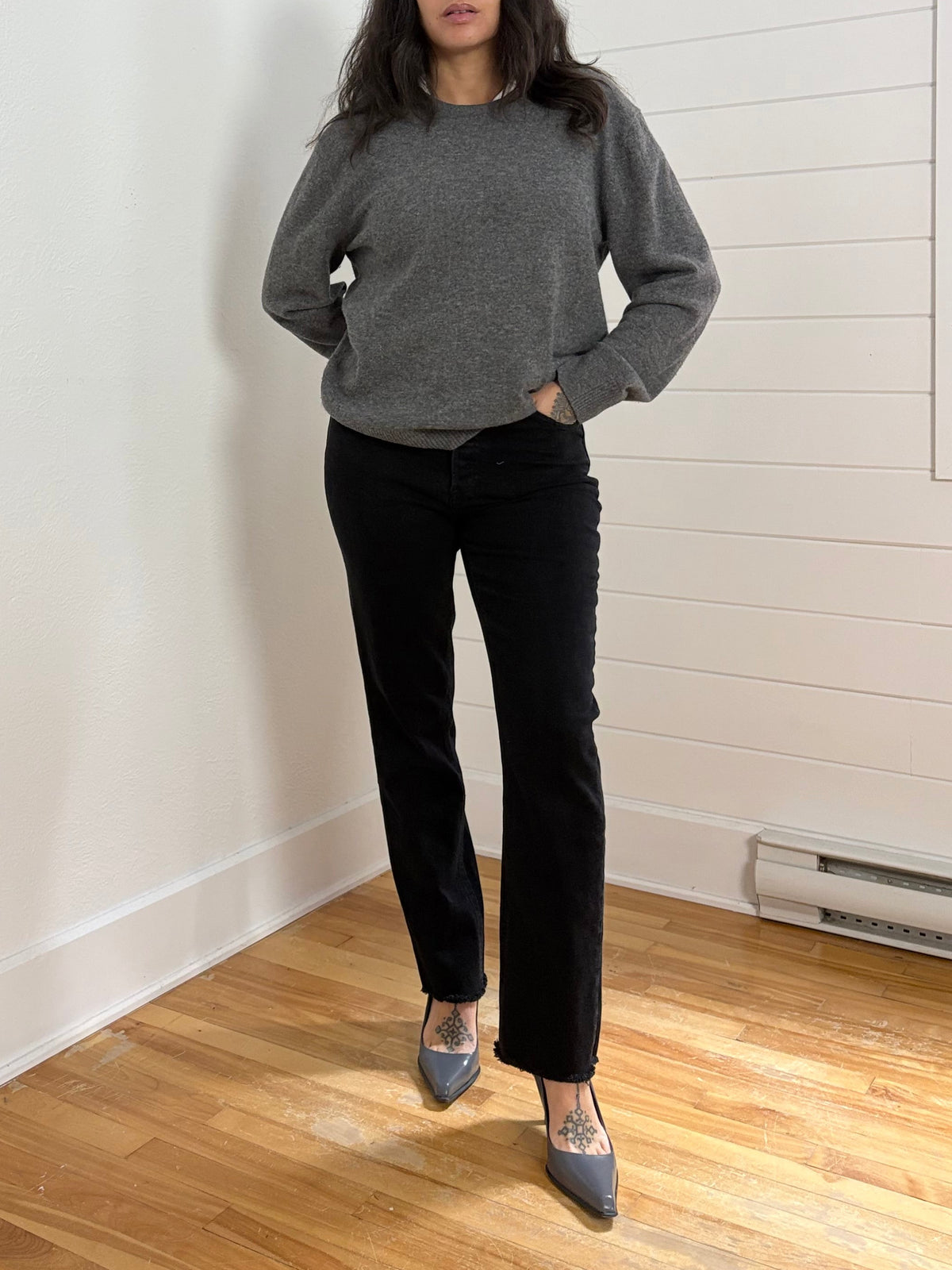 Jean droit taille haute Denim Forum Arlo W28