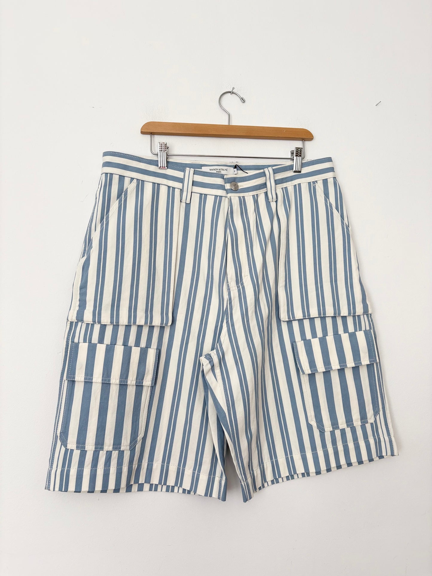 Maison Kitsuné stripe outdoor bermuda 2XL