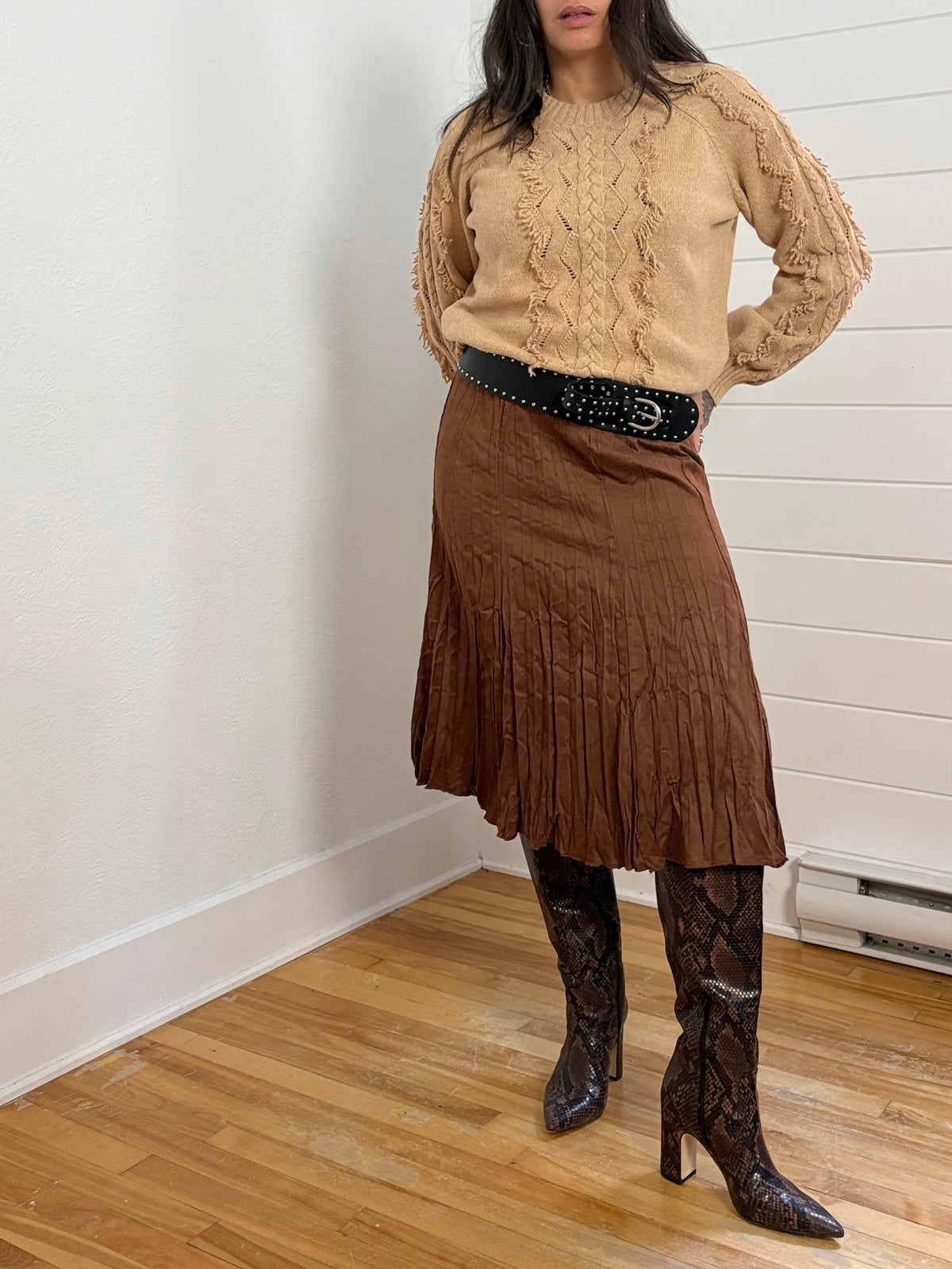 Rails Francis fringe sweater Medium