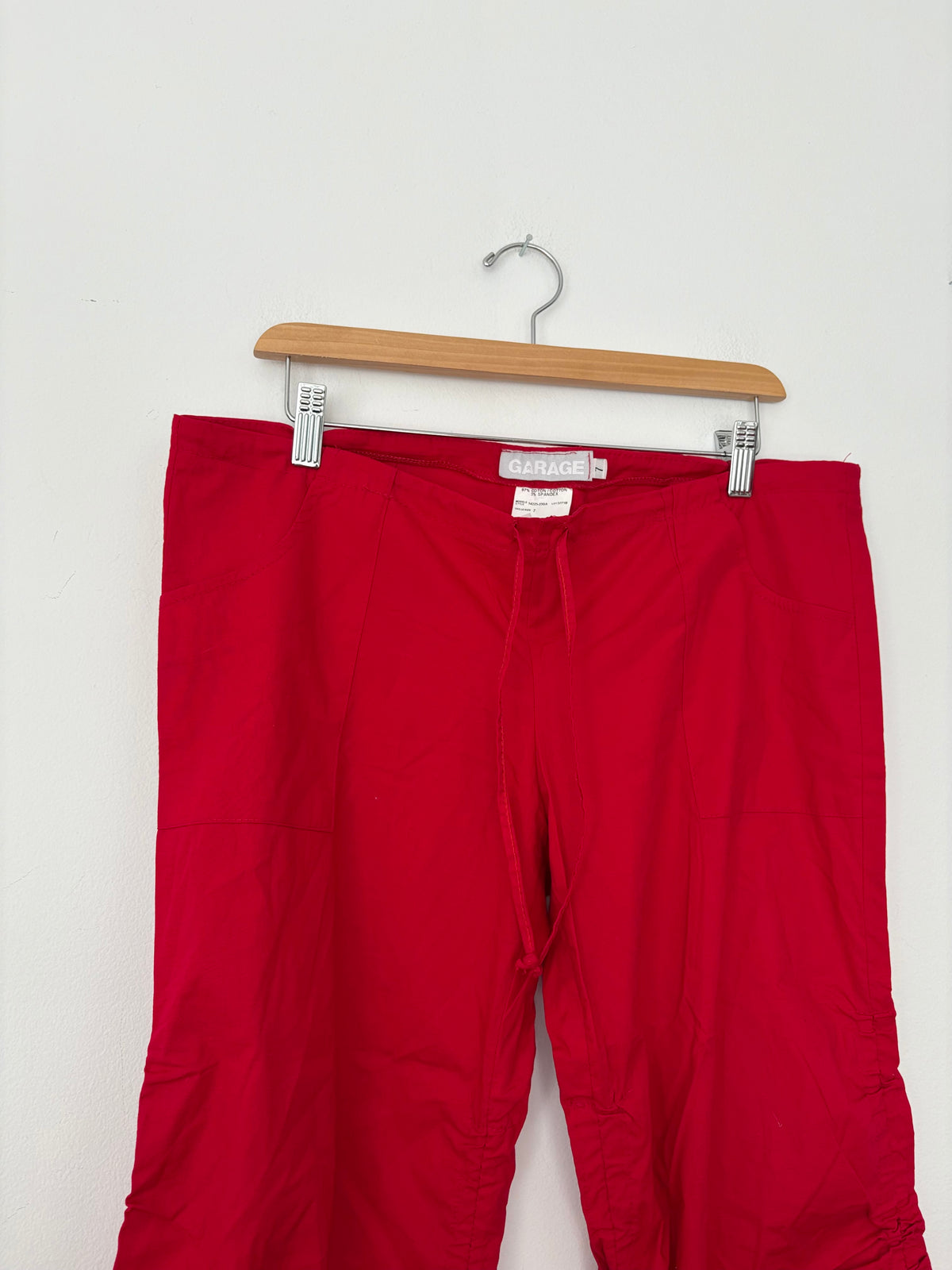 Y2K Garage low waist adjustable capris M/L