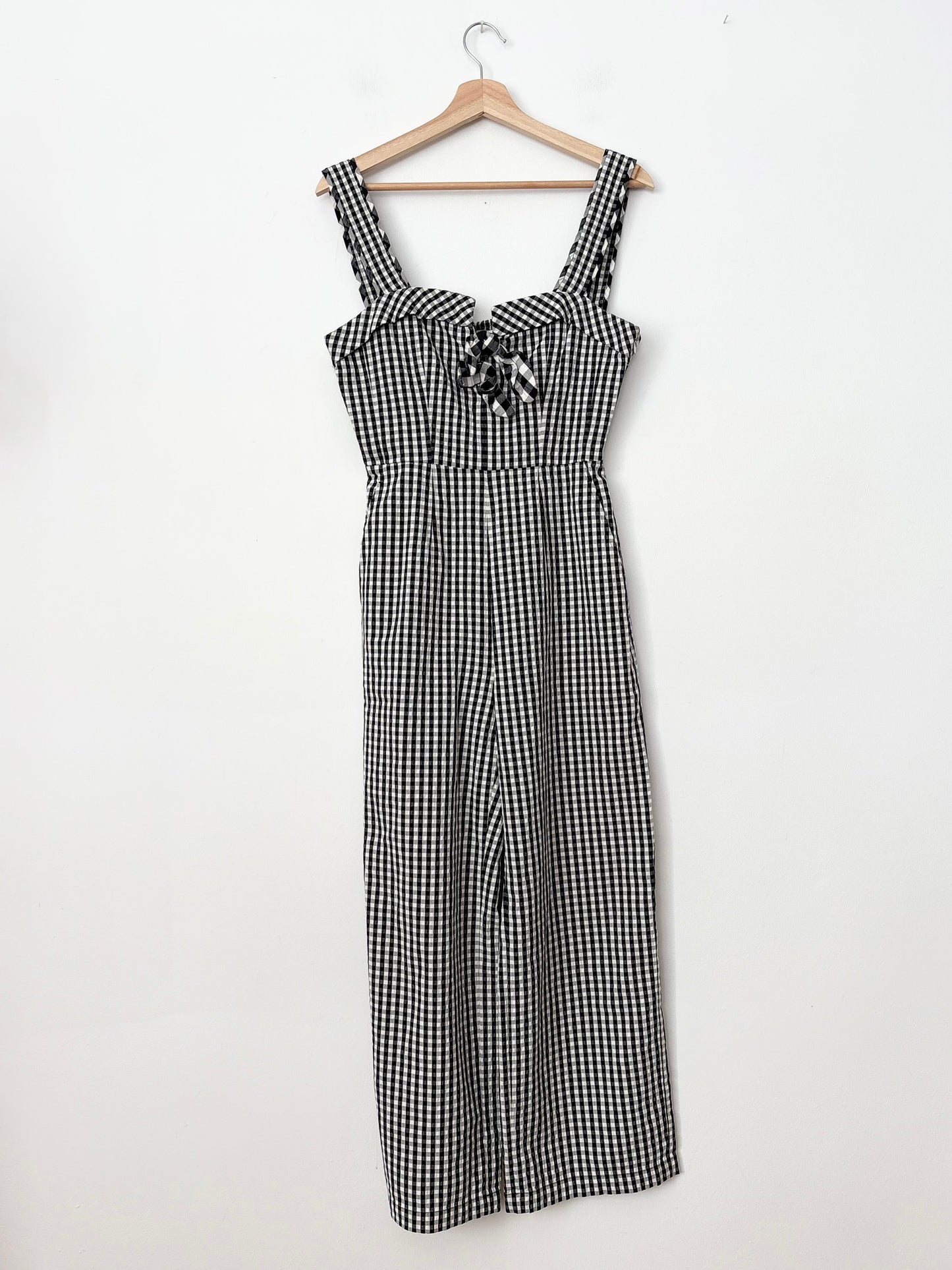 Tanya Taylor Rosalind gingham jumpsuit XS