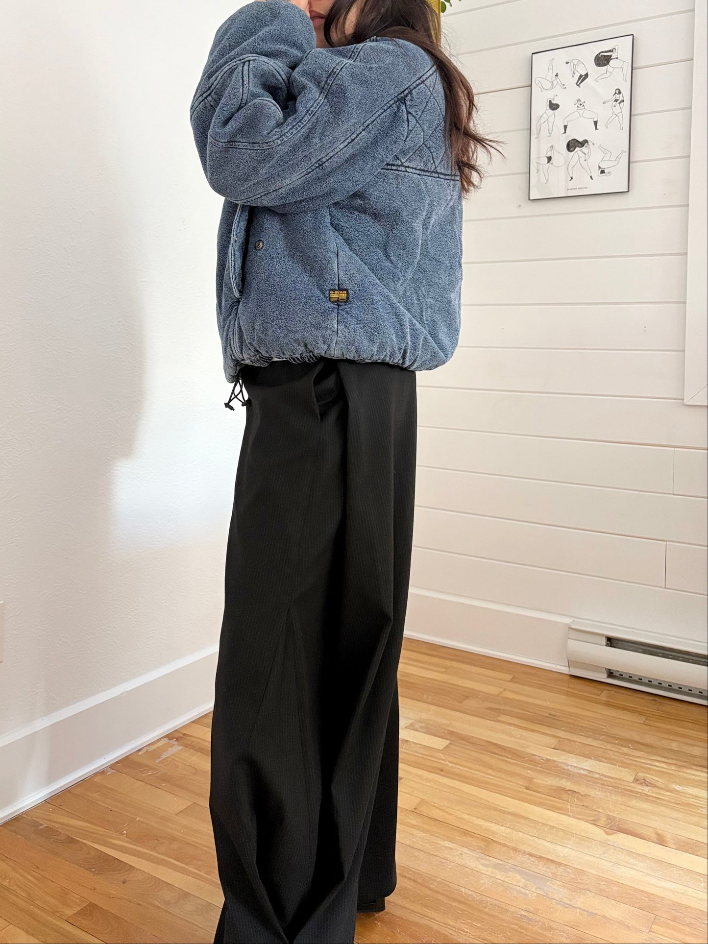 Blouson bomber G-Star Raw matelassé, taille L