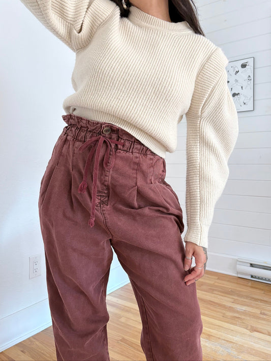 ASTR The label barrel sleeve knit sweater Large