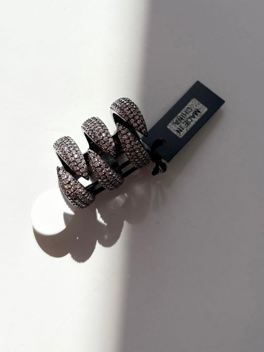 Noir NYC cubic zirconia ring