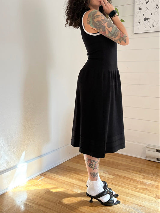 Jonathan Simkhai drop waist midi dress Medium