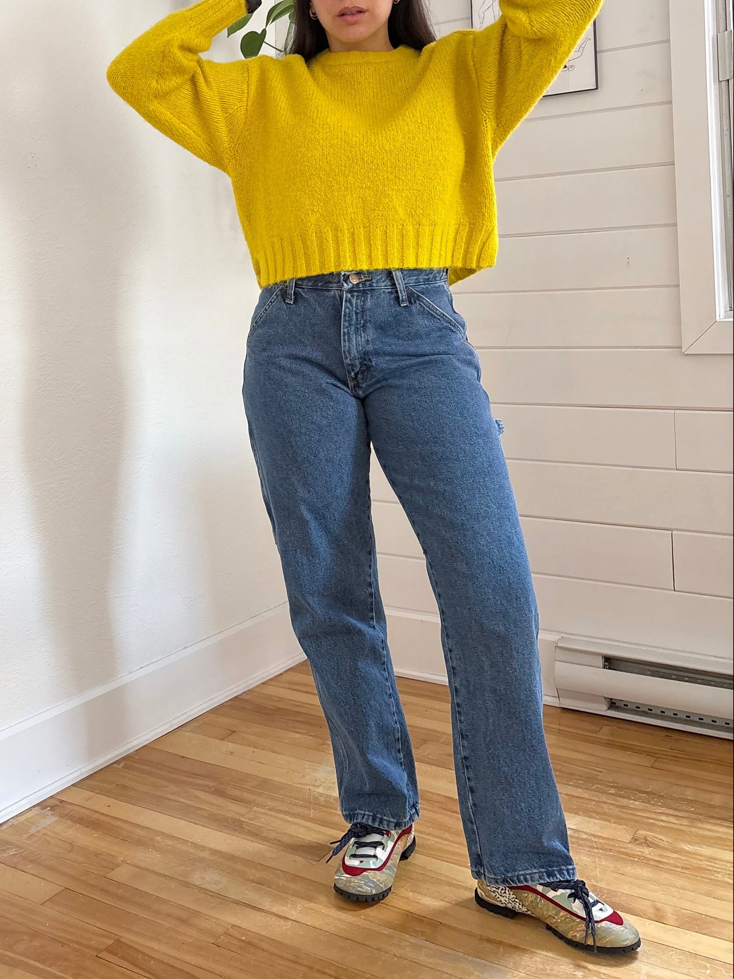 Jean utilitaire Vintage Rustler à jambes droites W29